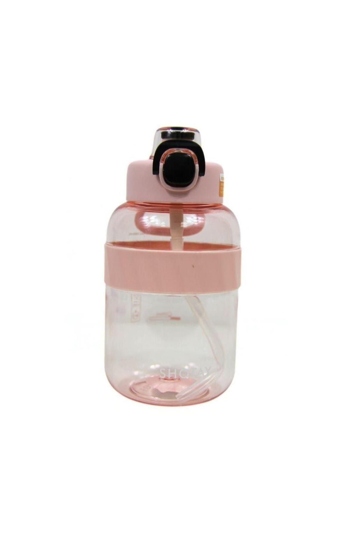 Shotay Pipetli Su Matarası Tritan Pembe 1000Ml