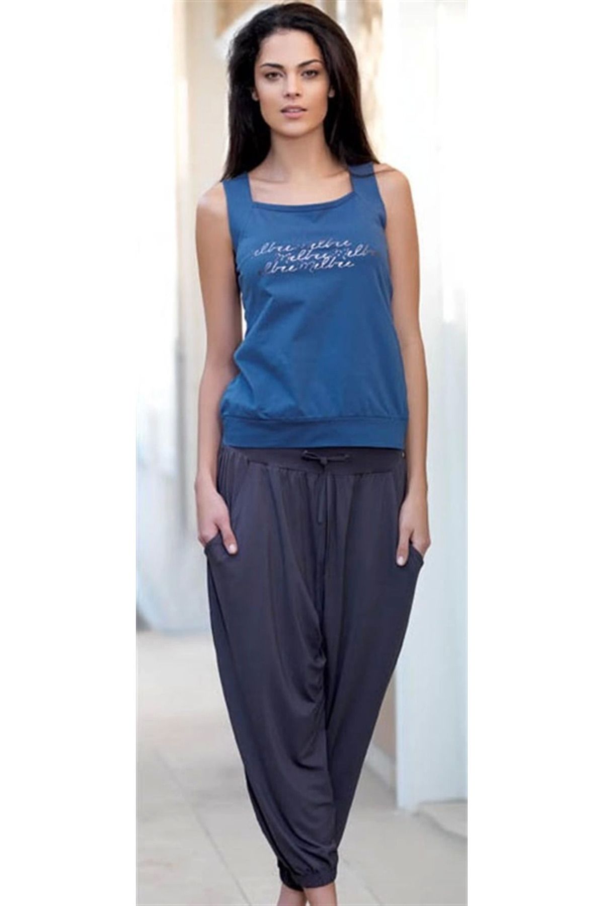 FTT SHOPPING MARKET Yazlık Poly Şalvarlı Pijama 21519