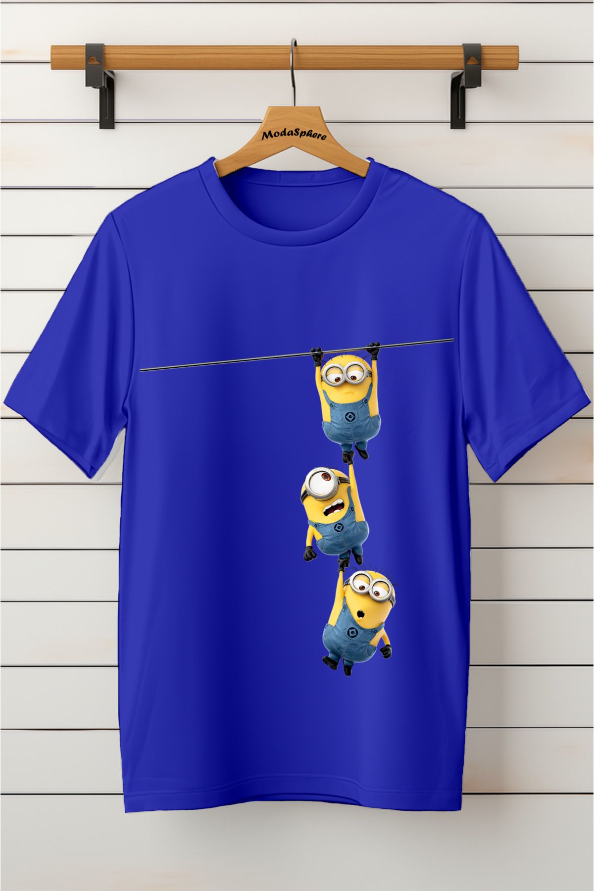 ModaSphere Baskılı Unisex Oversize Tişört Battal Boy