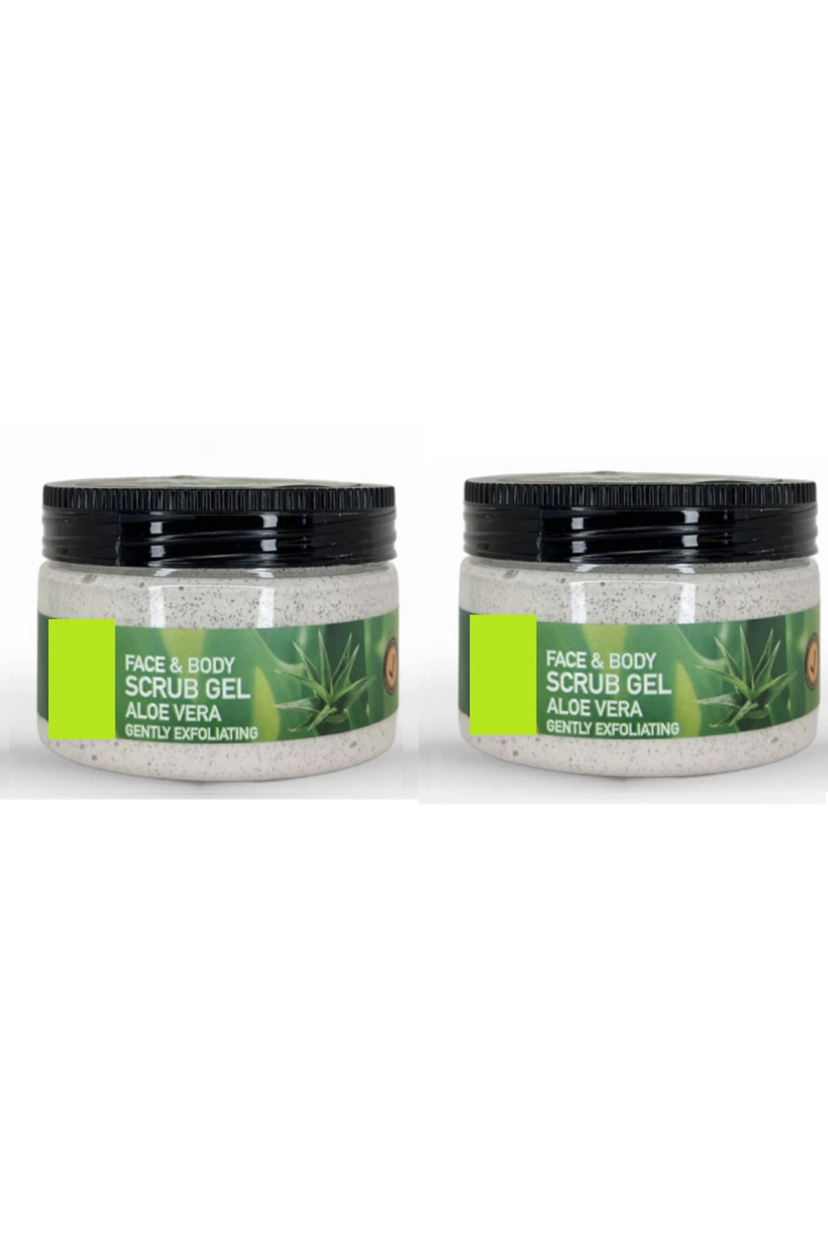 9Renk Face And Body Yüz ve Vücut İçin Peeling Etkili Scrub Gel Aloe Vera 300ml+300 ML