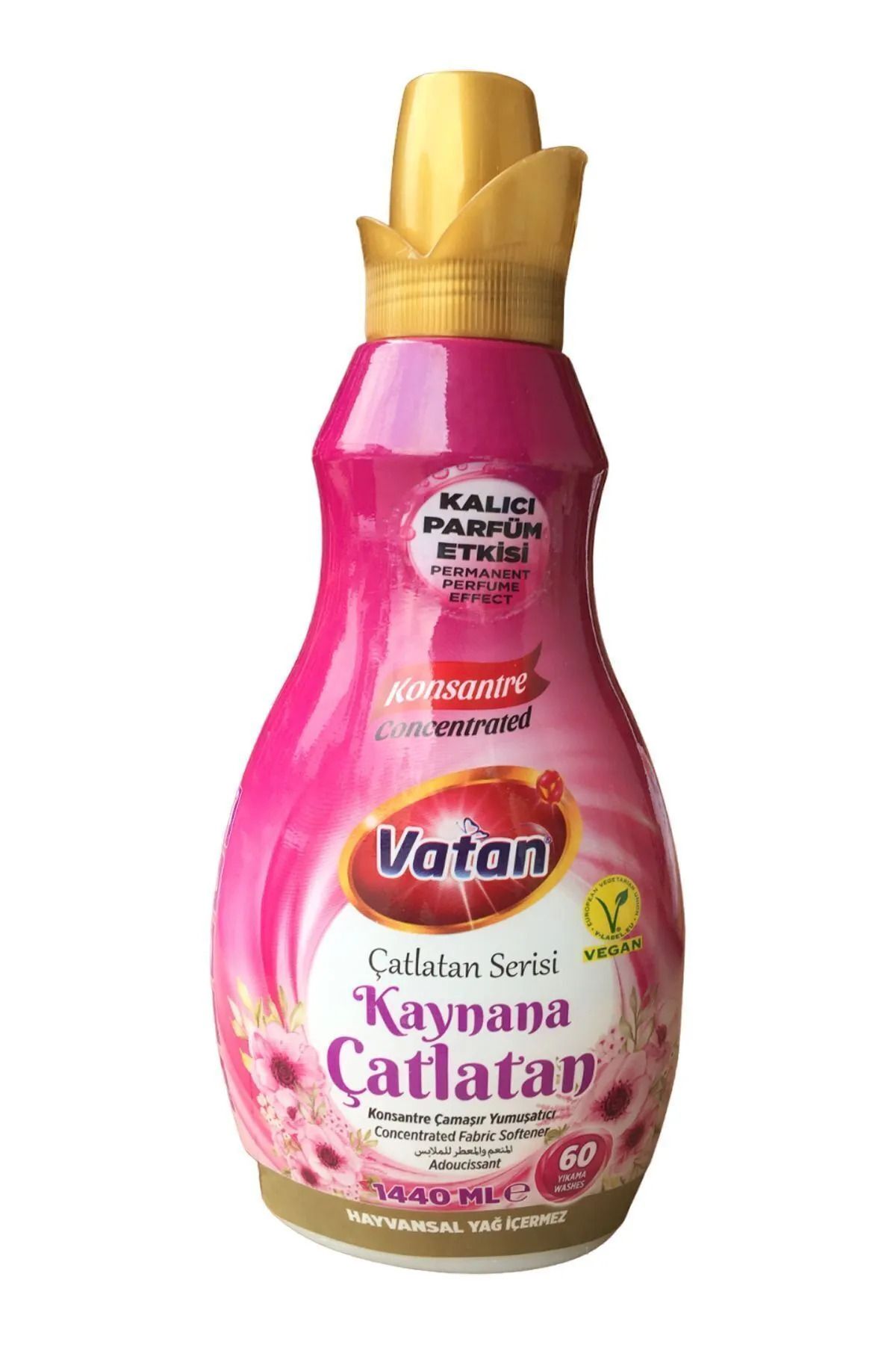 Vatan Komşu - Kaynana - Elti Çatlatan Konsantre Çamaşır Yumuşatıcısı ÇAMAŞIR SODASI, Vegan, 1440 ml