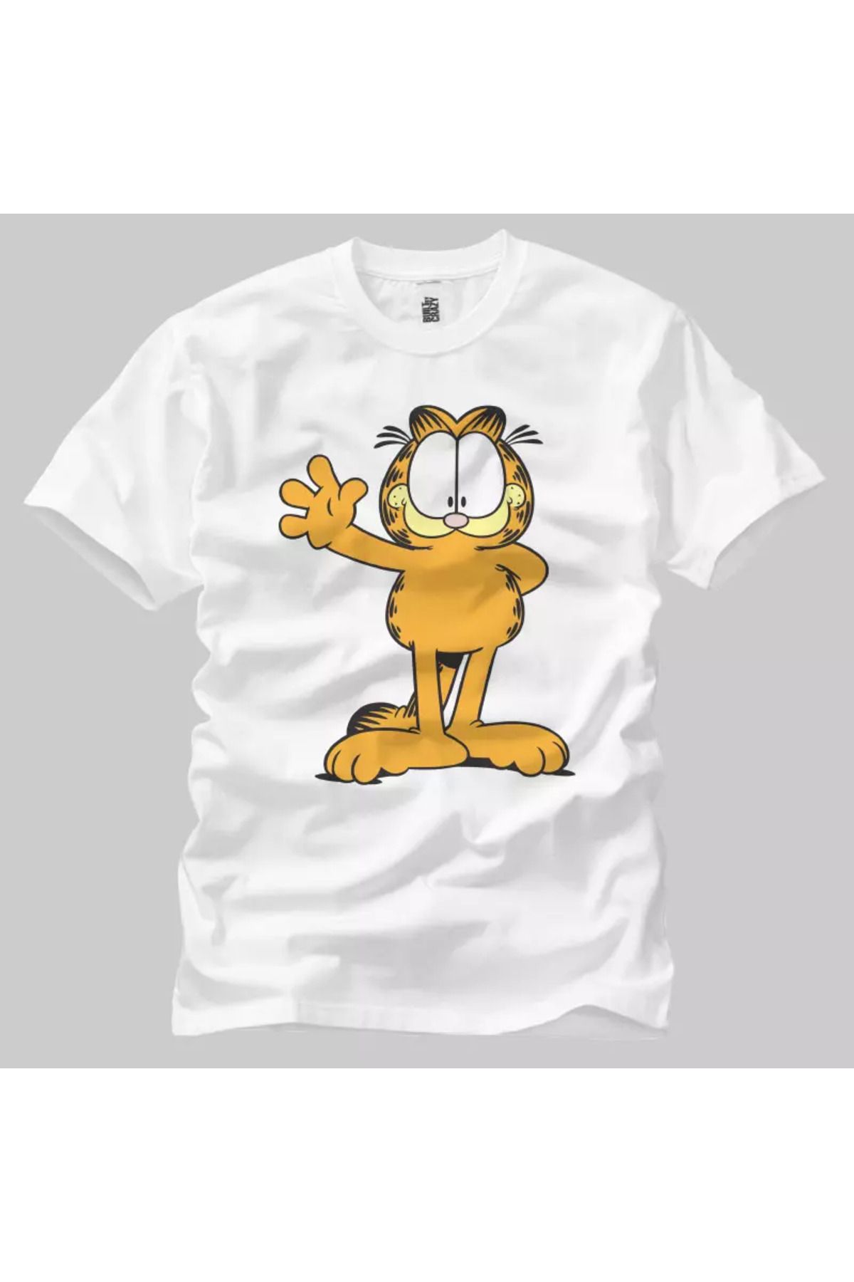 Built By Crazy Garfield Waving Unisex Tişört