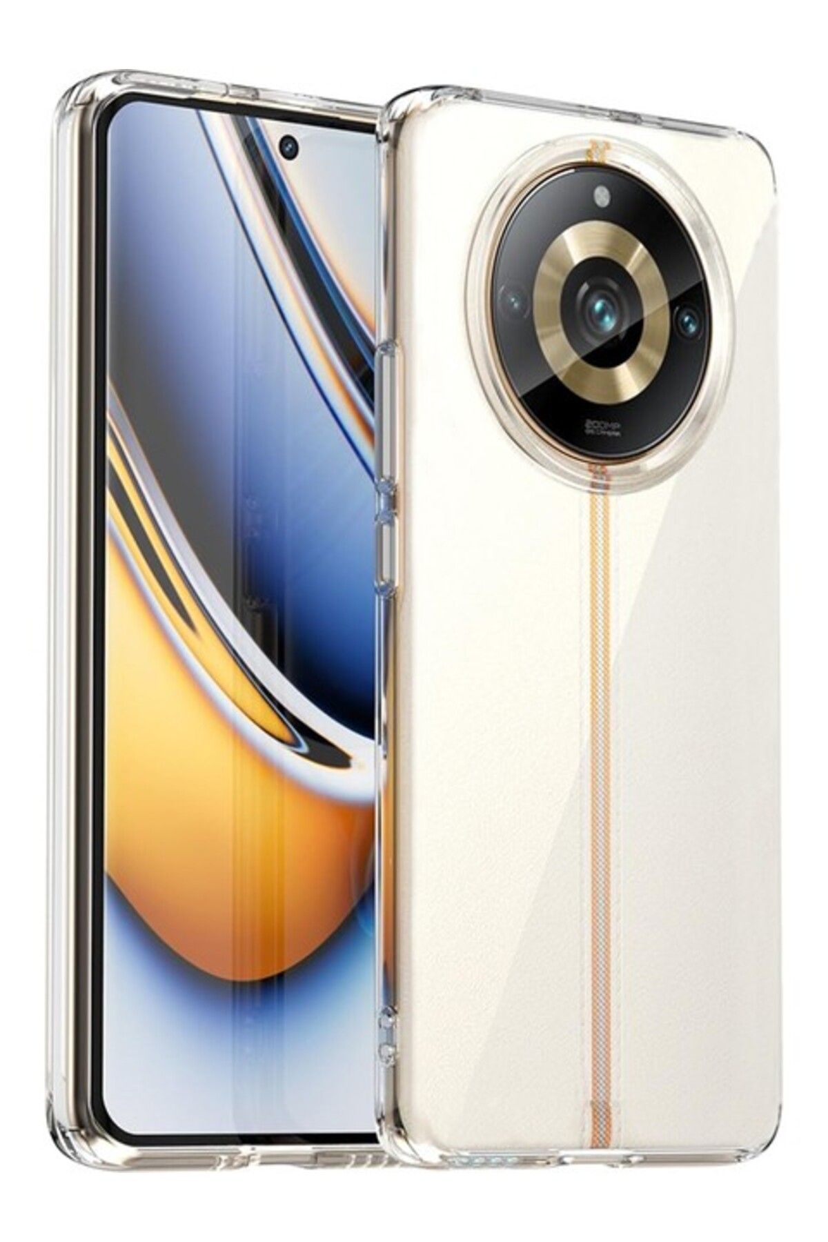 Di Aksesuar Şeffaf Lüx Kılıf Realme 11 Pro