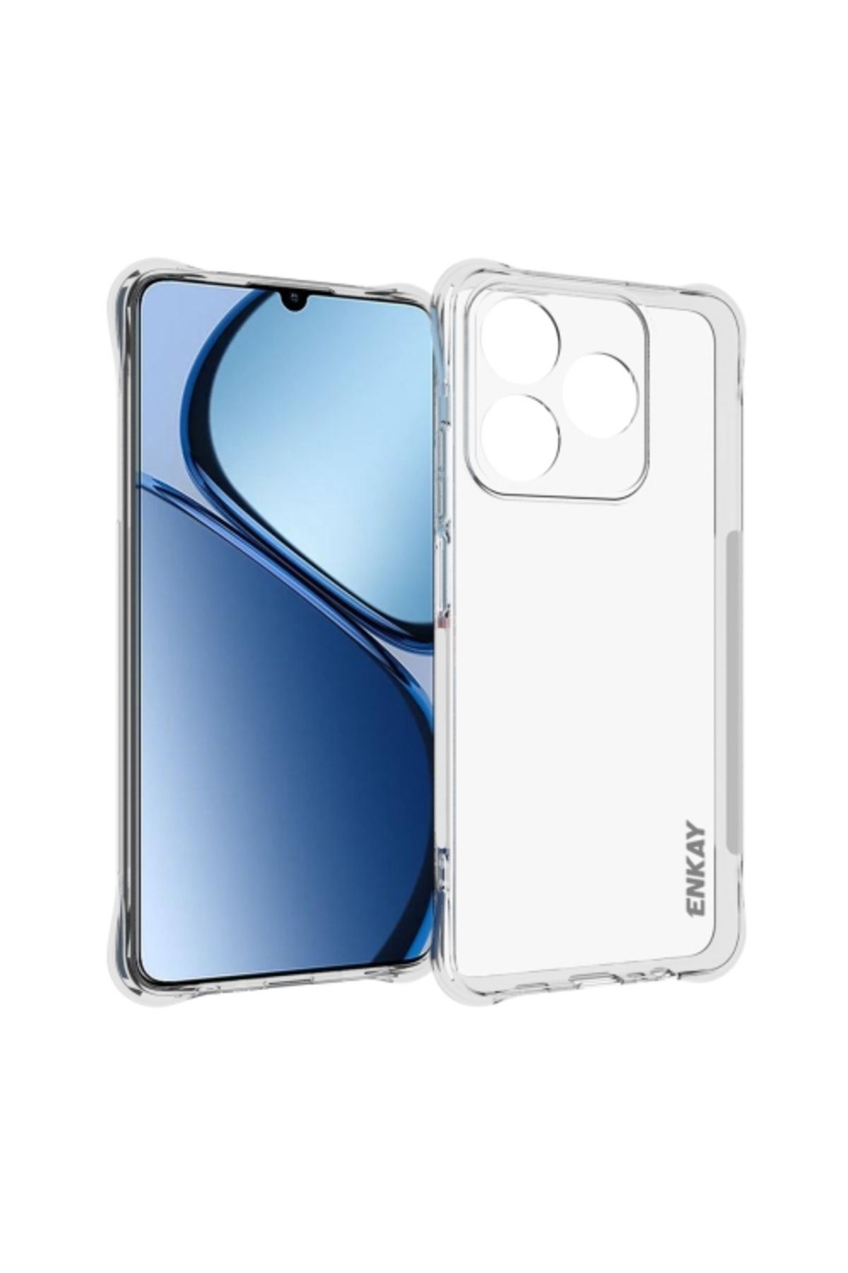 Di Aksesuar Şeffaf Lüx Kılıf Realme C63