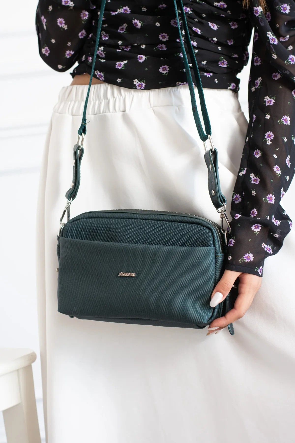 Just Polo Kadın Yeni Sezon 4 Bölmeli Omuz Çantası 346028PC
