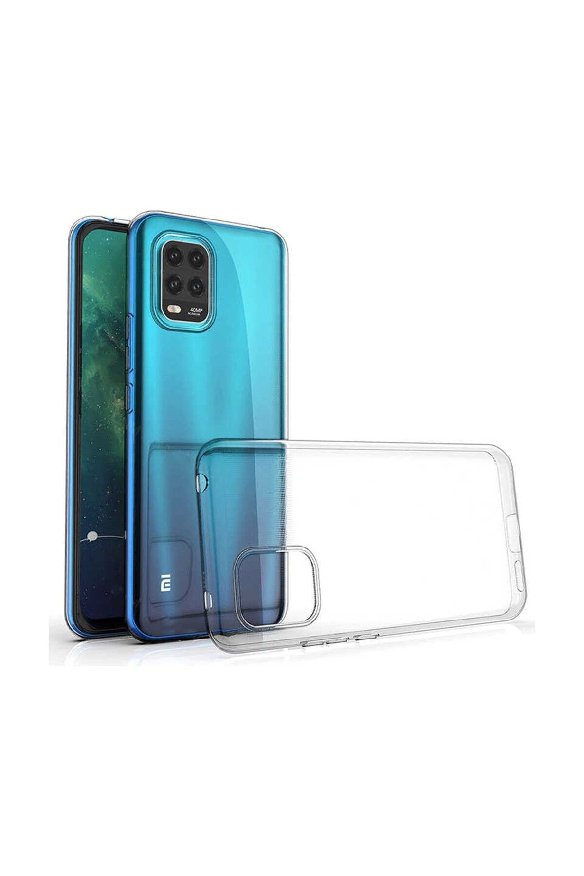 Di Aksesuar Şeffaf Lüx Kılıf Xiaomi Mi 10 Lite