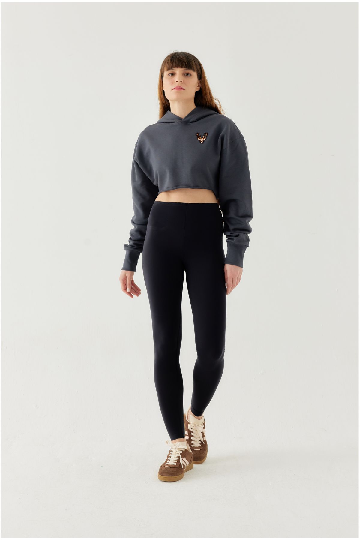 COLEA Kadın Crop Hoodie