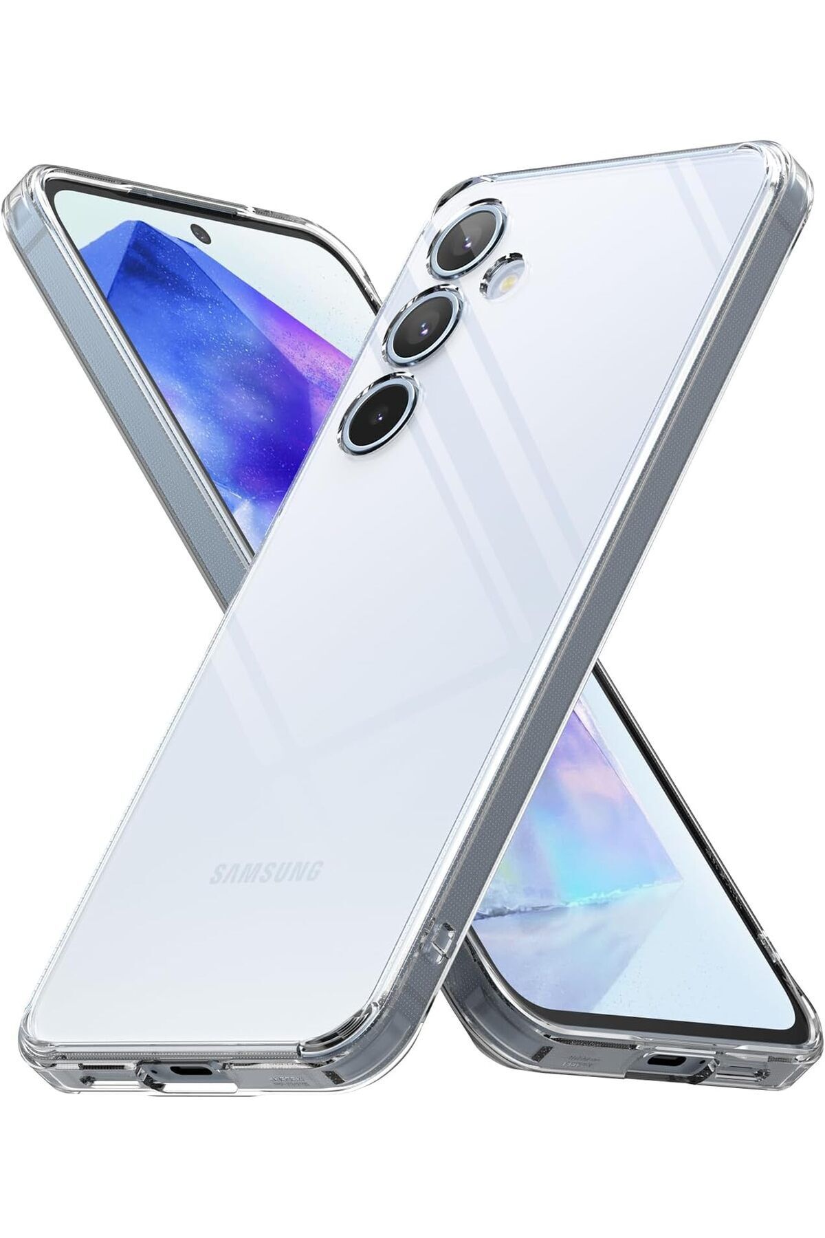Di Aksesuar Şeffaf Lüx Kılıf Samsung Galaxy A25