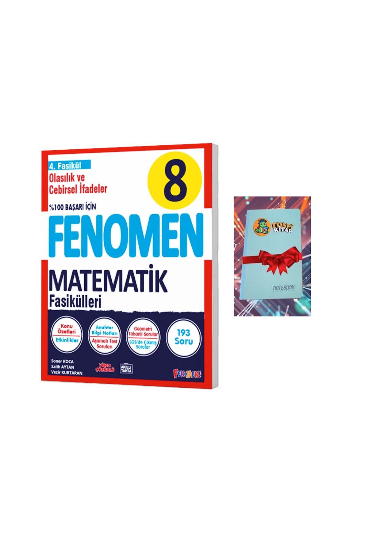 Fenomen Yayıncılık 8 Matematik 4. Fasikül (Olasılık, Cebirsel İfadeler ve Özdeşlikler) (DEFTER HEDİYE) ATG