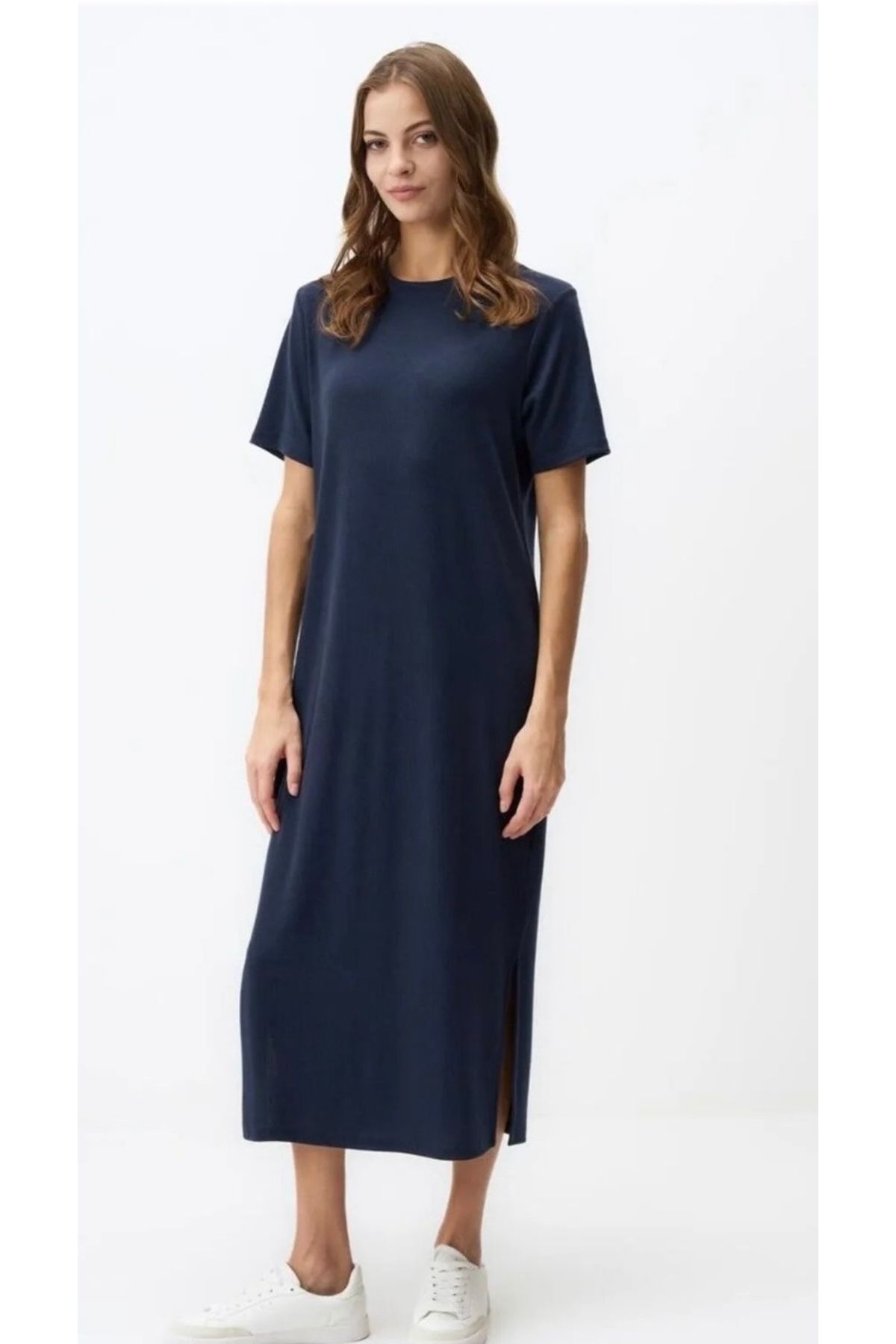 Butik Kısa kollu uzun elbise
