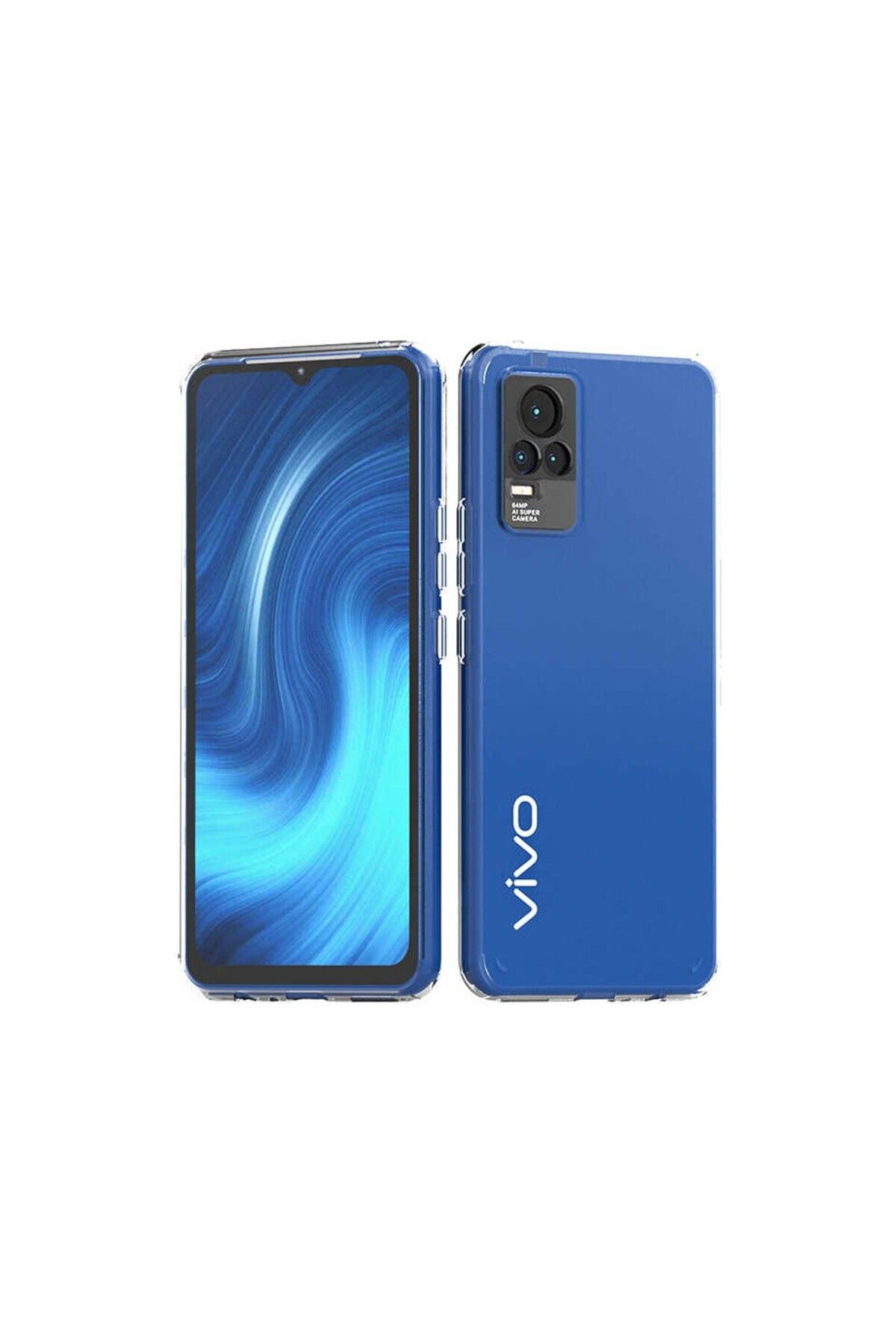 Di Aksesuar Şeffaf Lüx Kılıf Vivo V21E