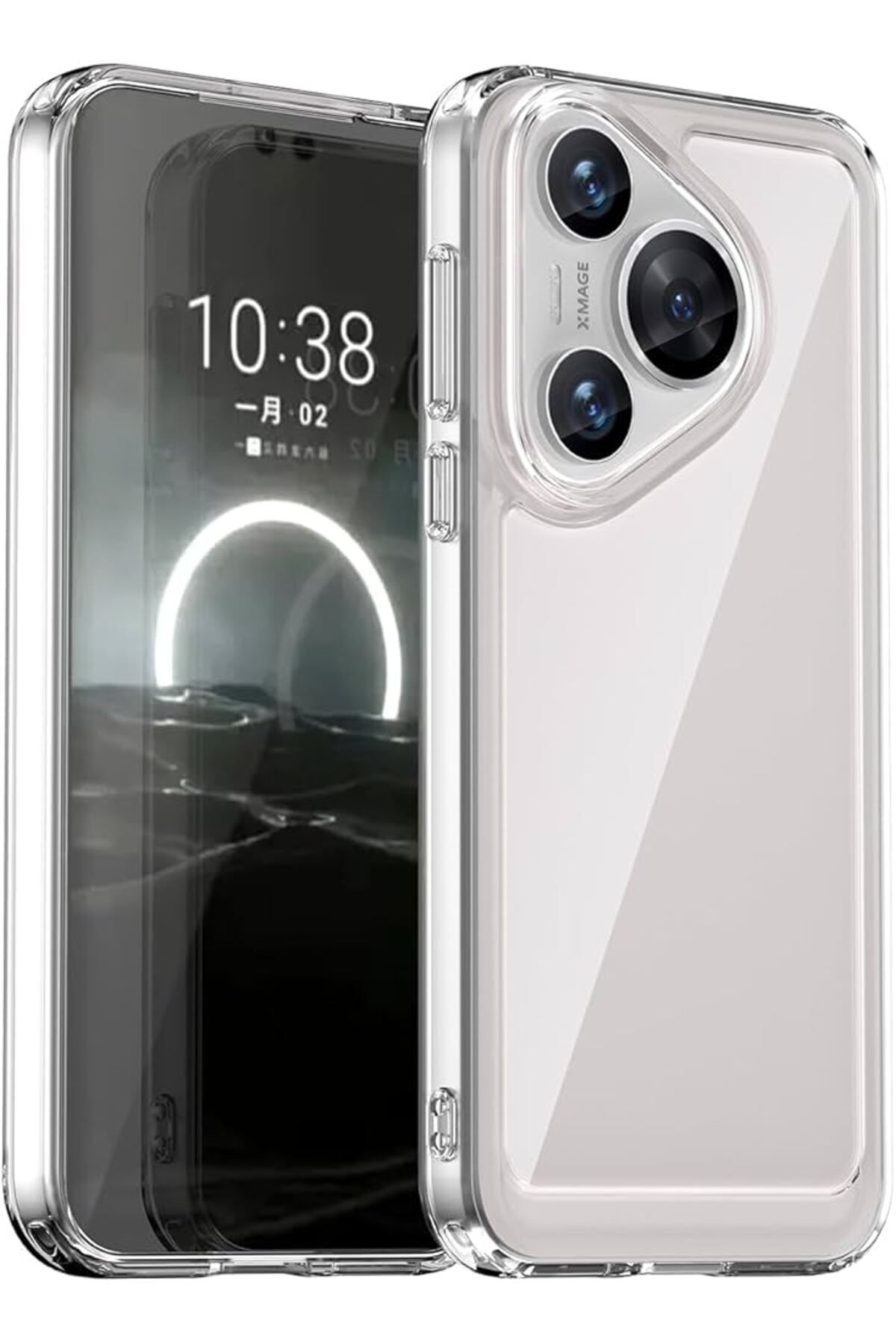 Di Aksesuar Şeffaf Lüx Kılıf Huawei Pura 70