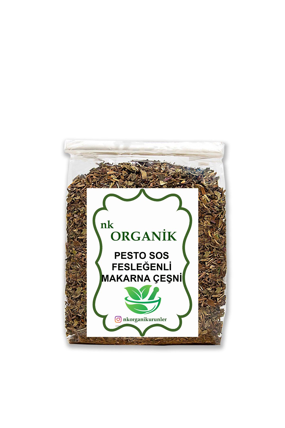 nk organik Pesto Sos Fesleğenli Makarna Çeşni 100gr