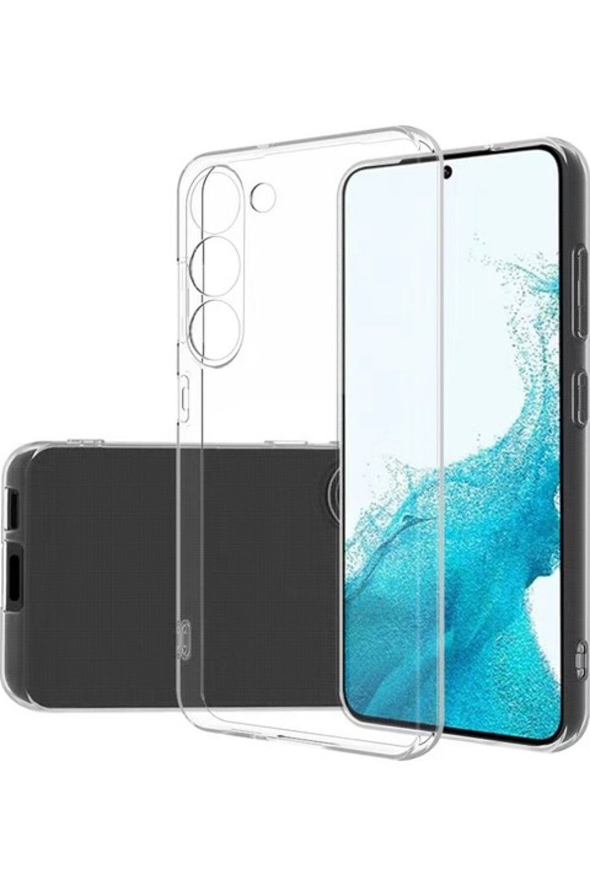 Di Aksesuar Şeffaf Lüx Kılıf Samsung Galaxy S23