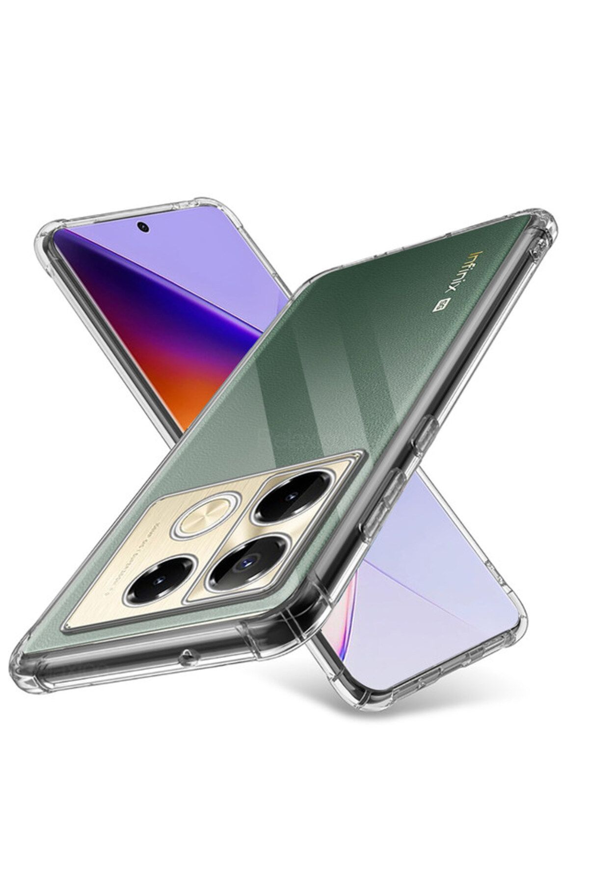 Di Aksesuar Şeffaf Lüx Kılıf İnfinix Note 40