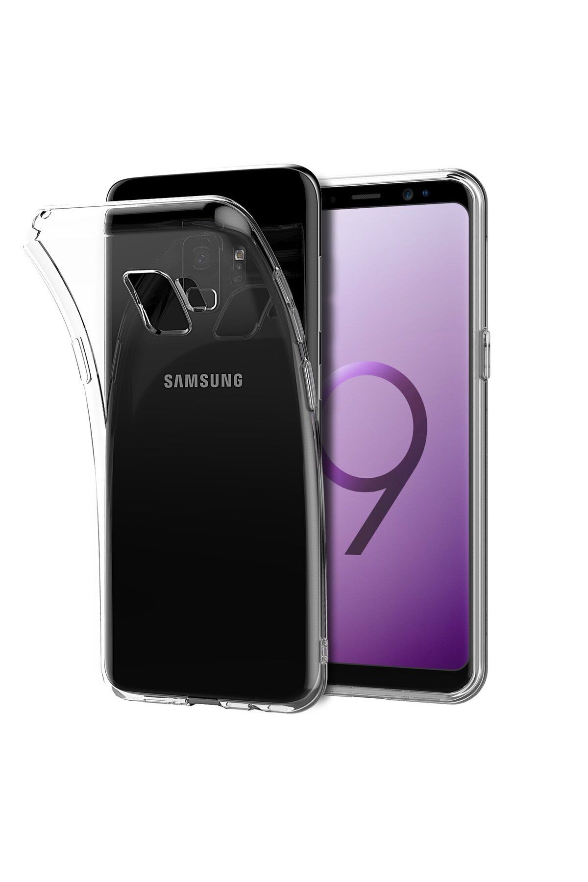 Di Aksesuar Şeffaf Lüx Kılıf Samsung S9 Plus