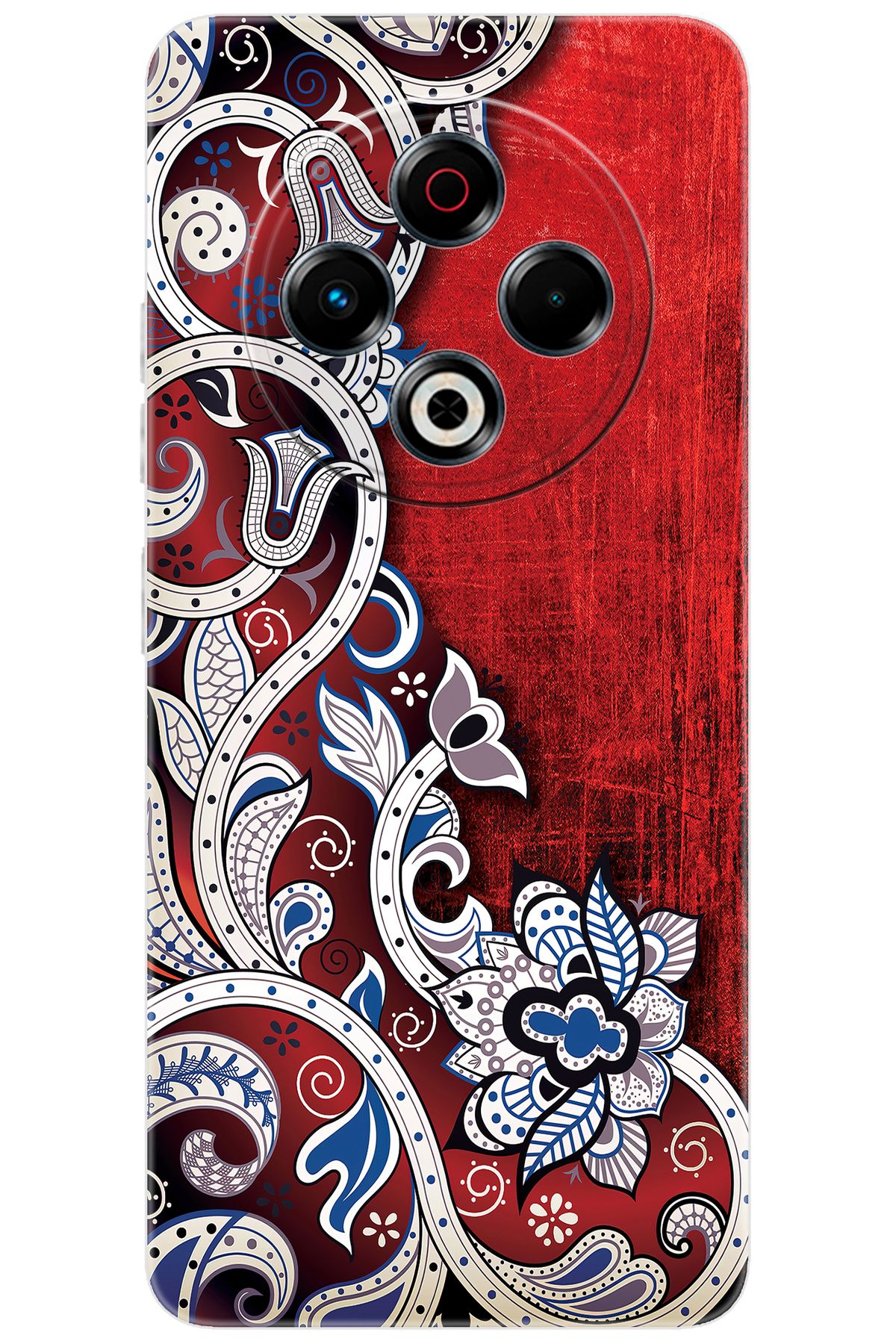 TECNO Spark 30 (KL6) Uyumlu Kılıf Desen Baskılı Silikon Vektör Tasarım STK:539 CP-bdytMUa