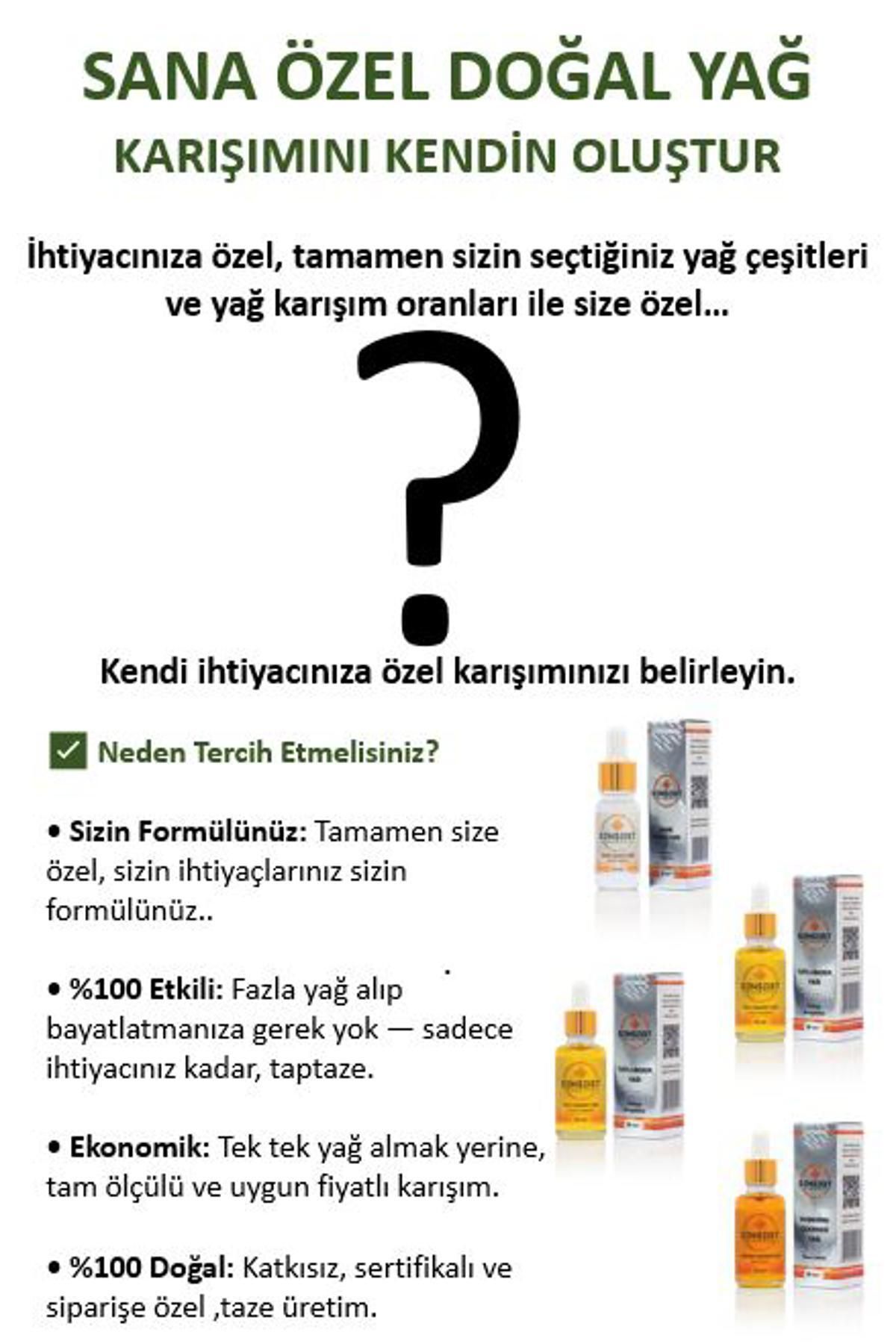 Senseist Botanicals İhtiyacına Göre Formülünü SEN Oluştur-Kişiye Özel Doğal Yağ Karışımı-Saç-Cilt-Masaj-Difüzör-Senseist