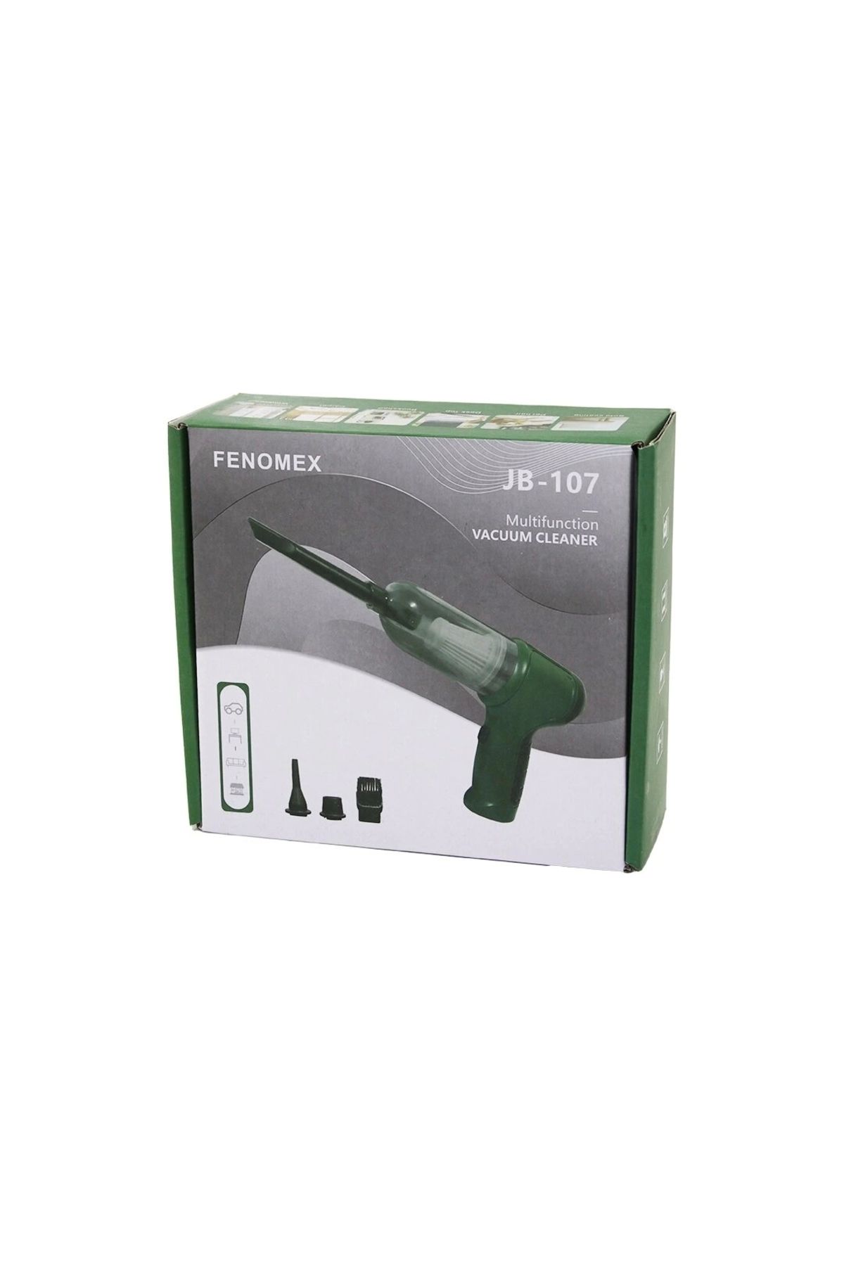 STOREMAX 3IN1 ÇEKME - ÜFLEME OTO - ARAÇ - EV EL TİPİ SÜPÜRGE USB ŞARJ MİNİ - TAŞINABİLİR0.4LT - 120W JB-107 (