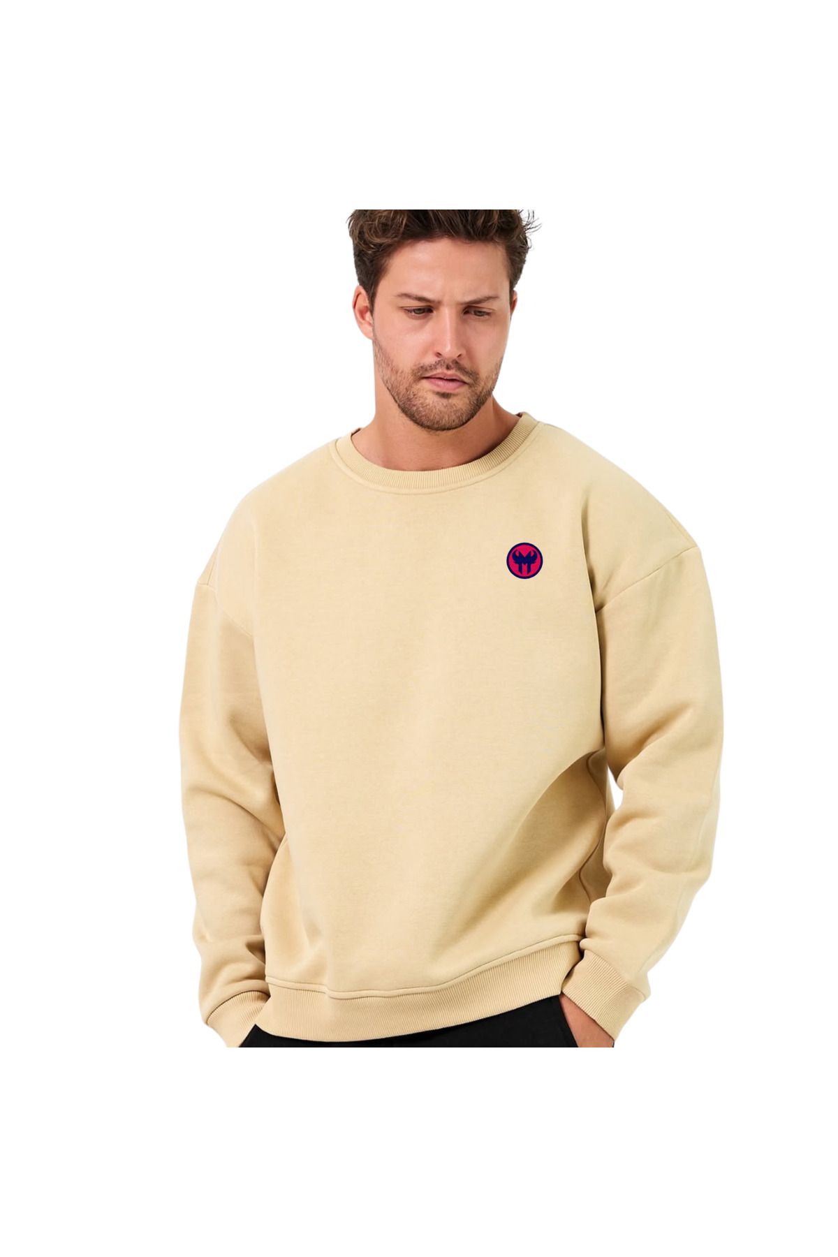 ChapellaSocks Magnetic Desen Nakışlı Unisex Sweatshirt- %100 Pamuk ve Rahat!