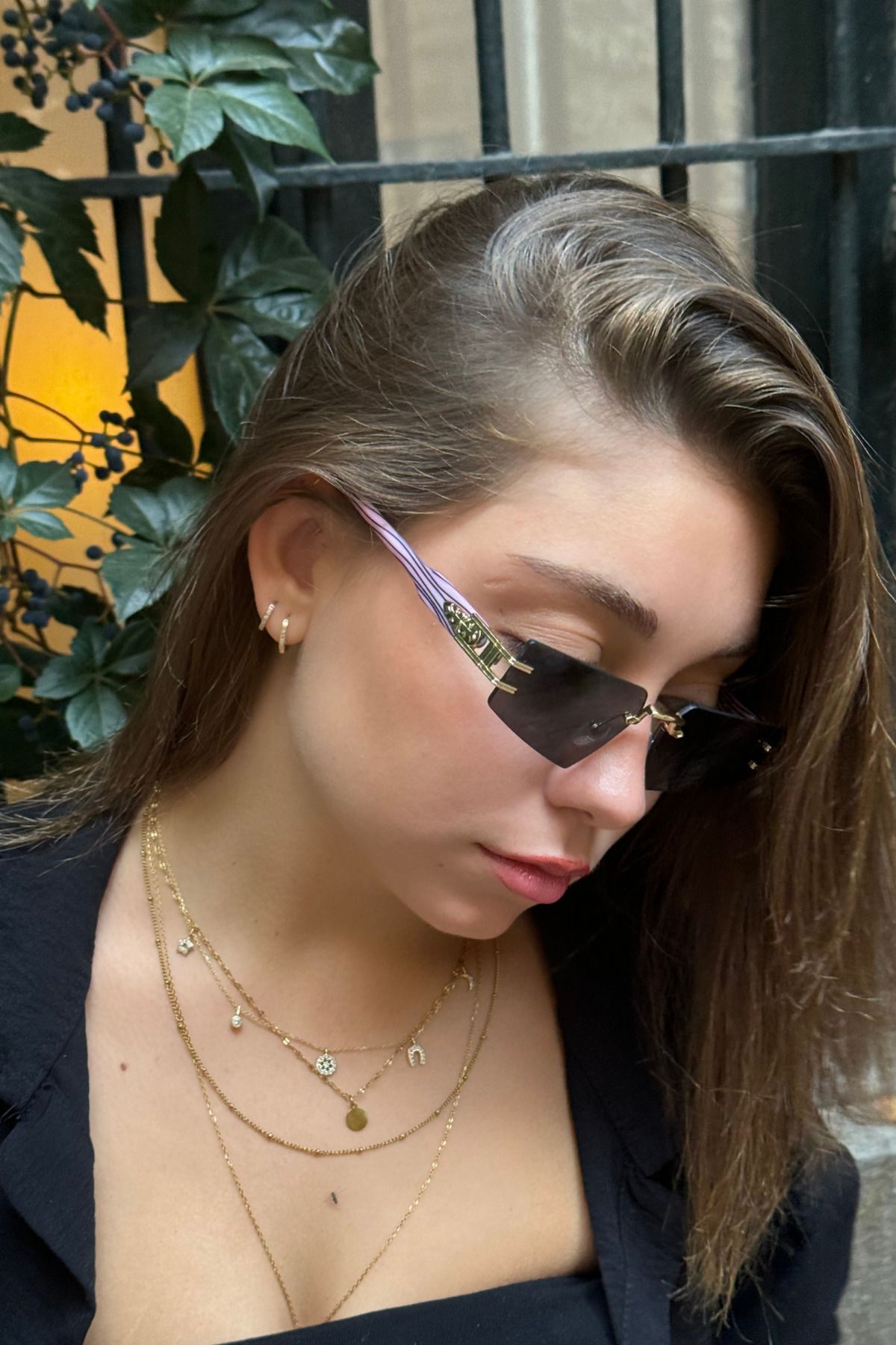 vishor Güneş Gözlüğü Kadın & Erkek Uv400 Cam Ce Belgeli Unisex Model-17