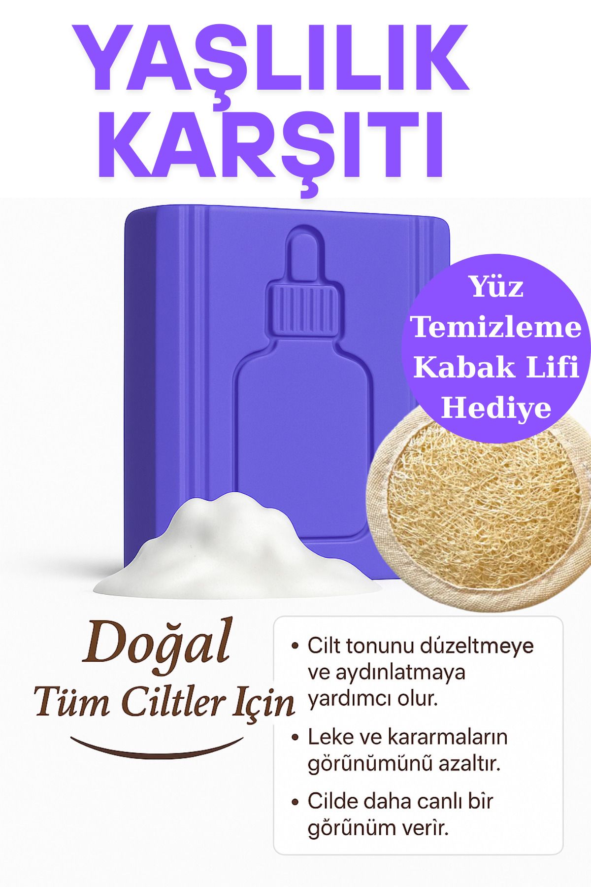EpiRelax Kojik Asit Sabunu Yaşlanma Karşıtı & Gözenek Sıkılaştırıcı Kojik Asit Sıkı Gözenekler, Genç Görünüm