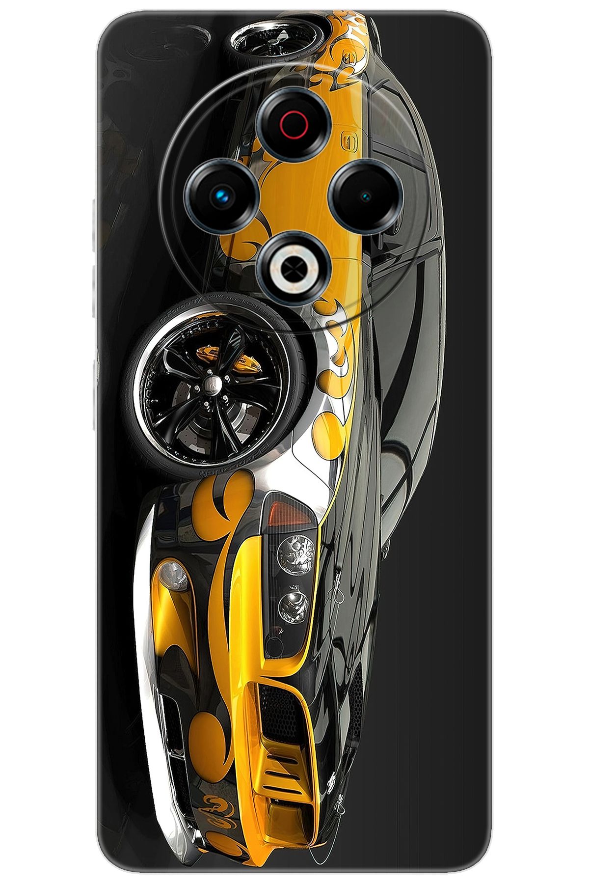 TECNO Spark 30 (KL6) Uyumlu Kılıf Desen Baskılı Silikon Carros Velozes STK:292 CP-nZvIww9