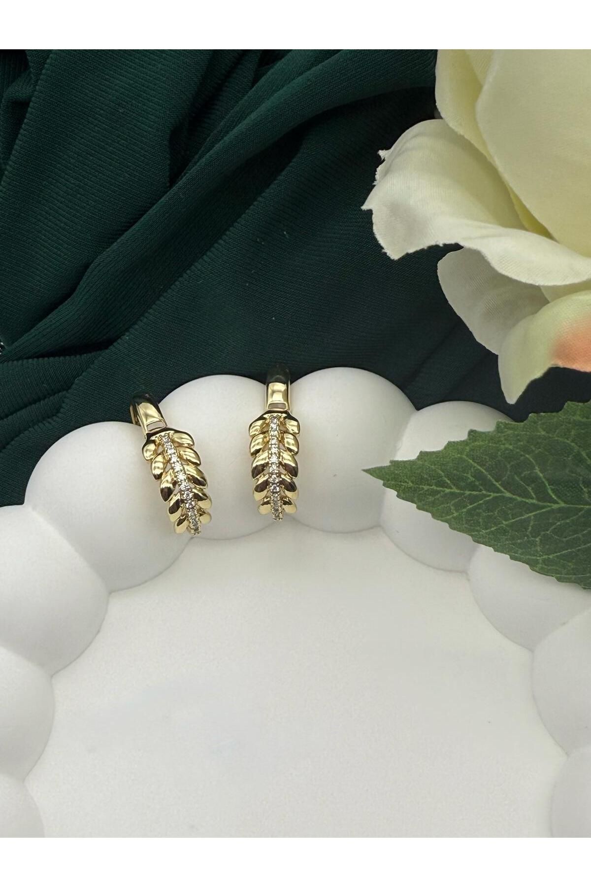 Yiyaliora Gold 14K Halka Küpe