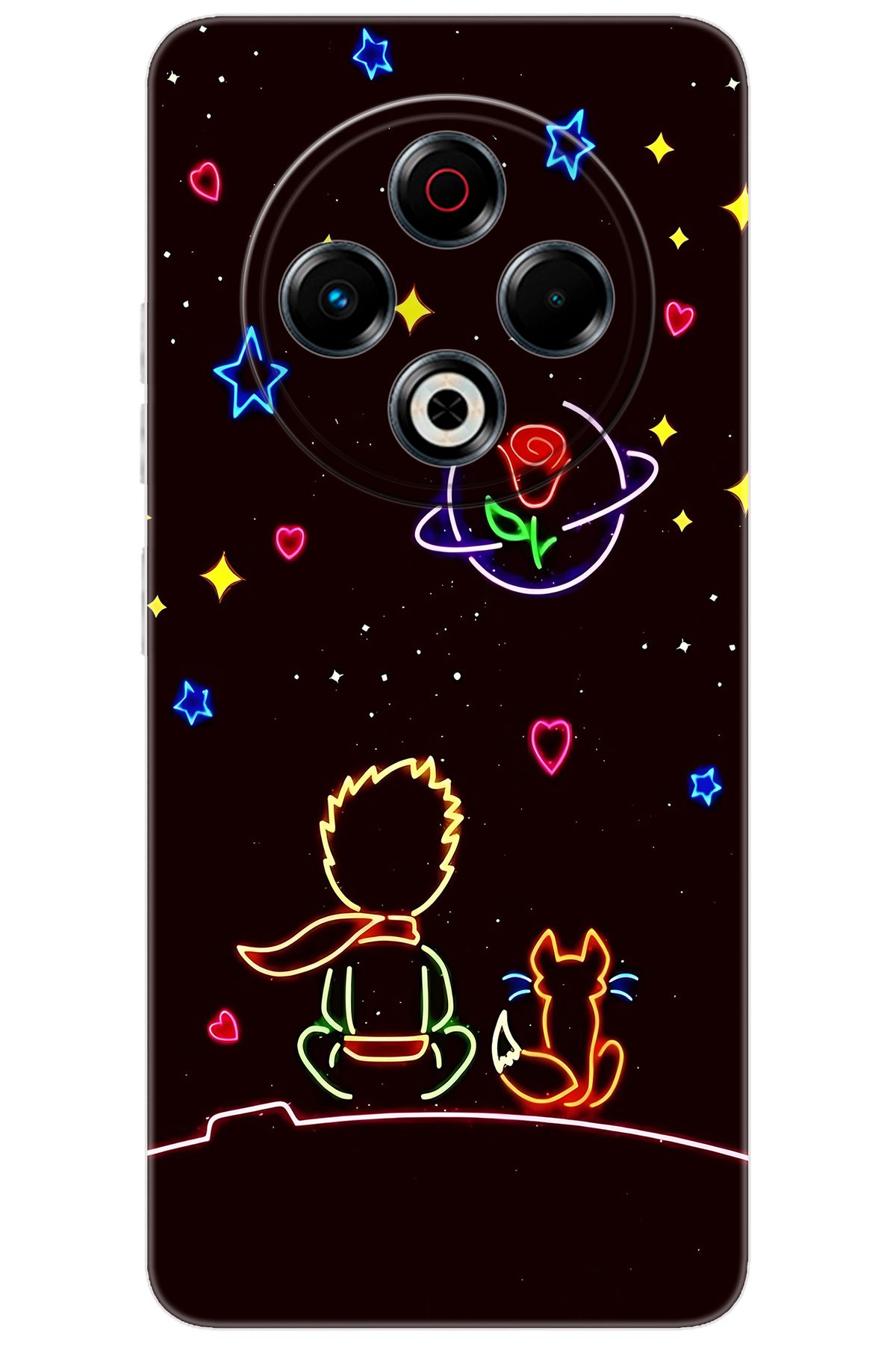TECNO Spark 30 (KL6) Uyumlu Kılıf Desen Baskılı Silikon Küçük Prens STK:642 CP-QIFde8b