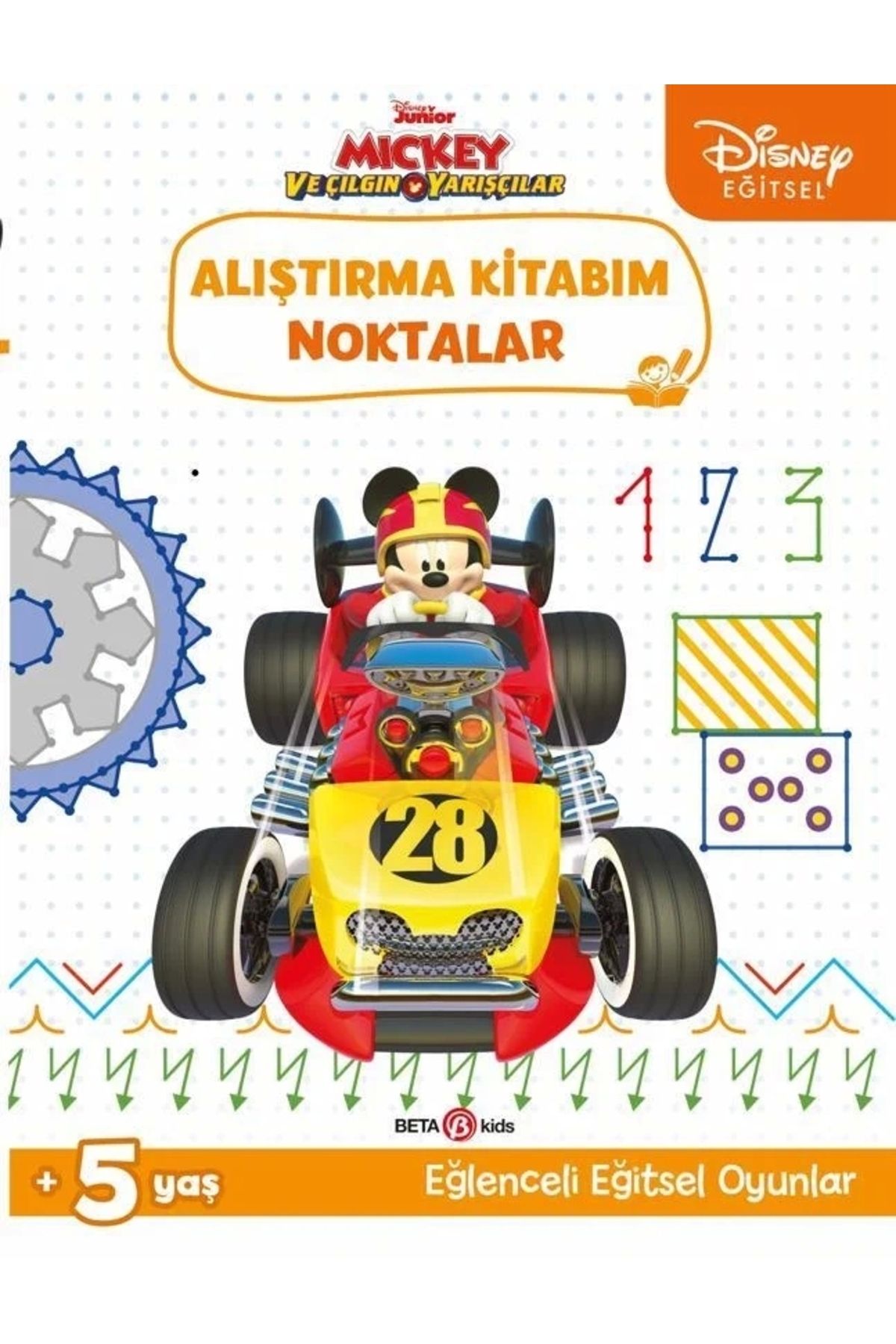 FTT SHOPPING MARKET Nessiworld Disney Eğitsel Mickey ve Çılgın Yarışçılar Alıştırma Kitabım Noktalar