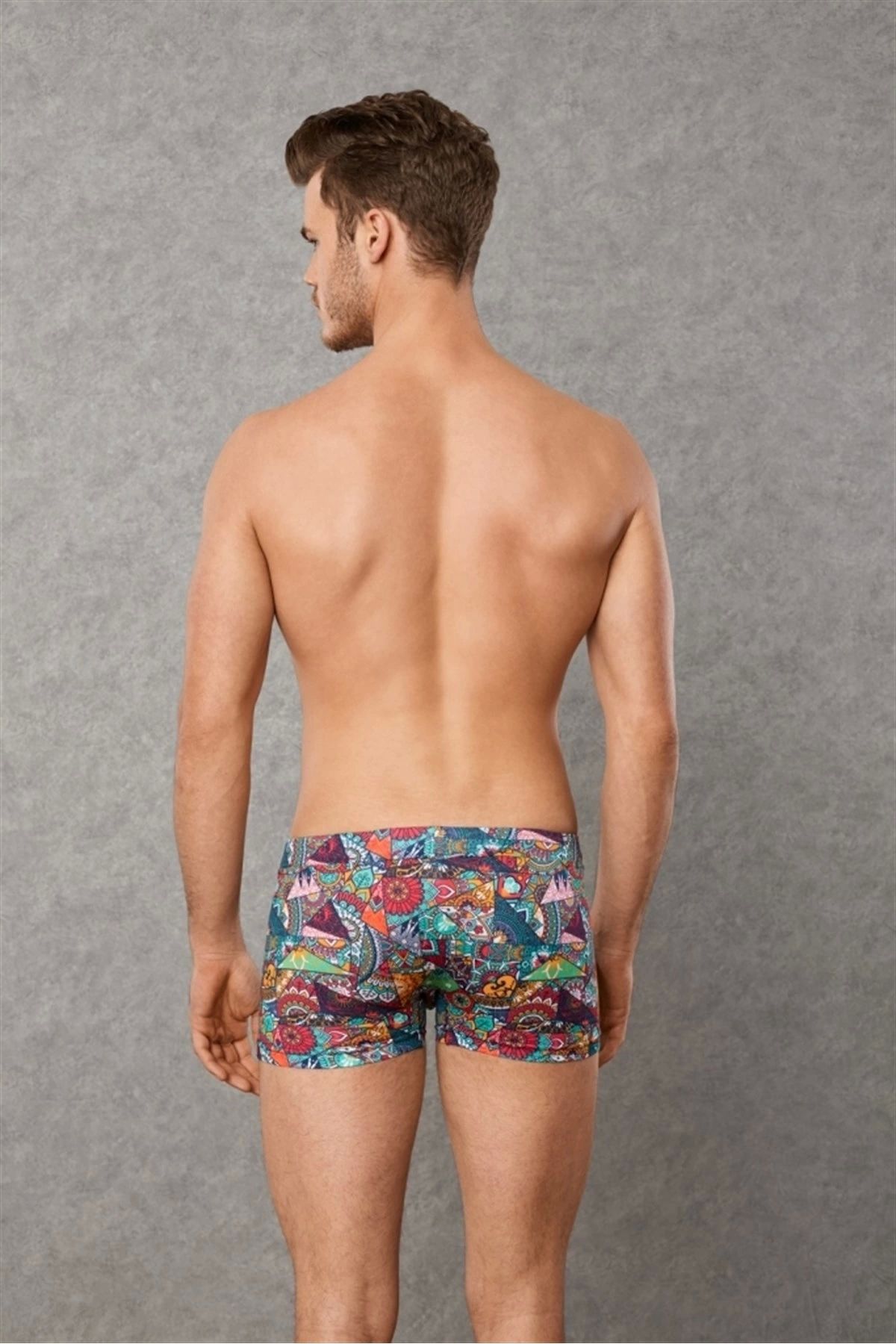 inkasole Patchwork, Desenli Erkek Boxer 1807