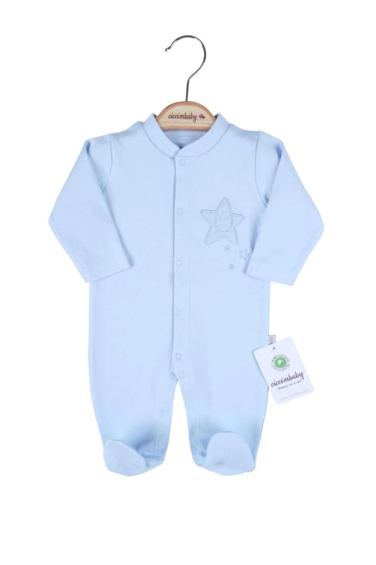 FTT SHOPPING MARKET Nessiworld Yıldızlı Ayıcık Patikli Tulum 4807 Mavi