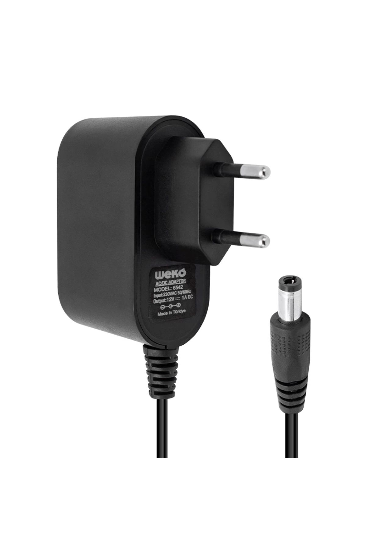 feminight 12 Volt - 1 Amper 5.5*2.5 Uçlu Plastik Kasa Priz Tip Adaptör Kutulu Yerli Üretim