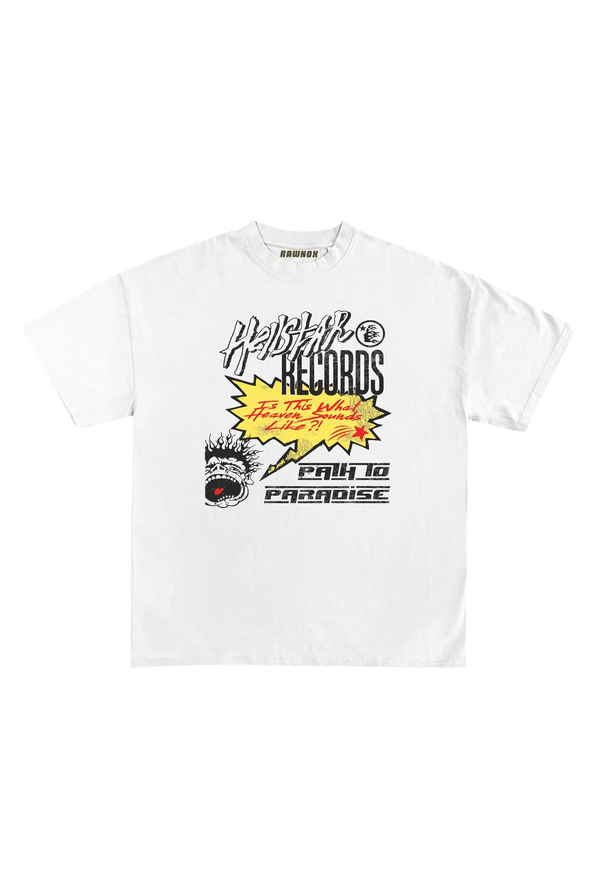 RawNox Unisex Bol Kalıp RawNox Özel Koleksiyon HellStar Tshirt