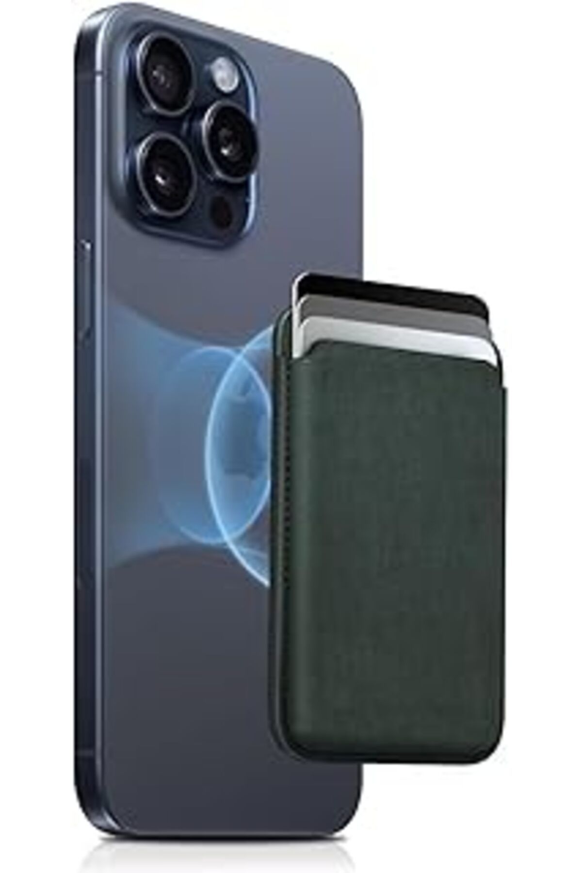 Mu Art Minesk Iphone Için Magsafe Ile Uyumlu Cüzdan Manyetik Kartlık Yenilenmiş V2 Güçlü Mıktanıs Ile Süpe