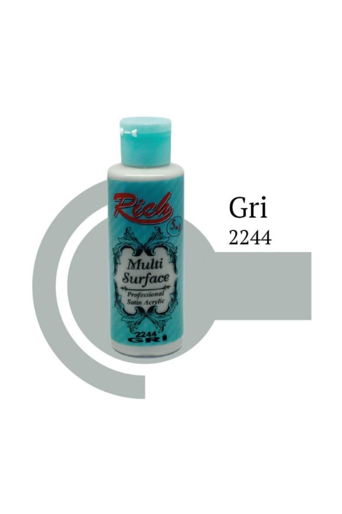 OEM Rich Multi Surface 2244 Gri Akrilik Boya 120 cc