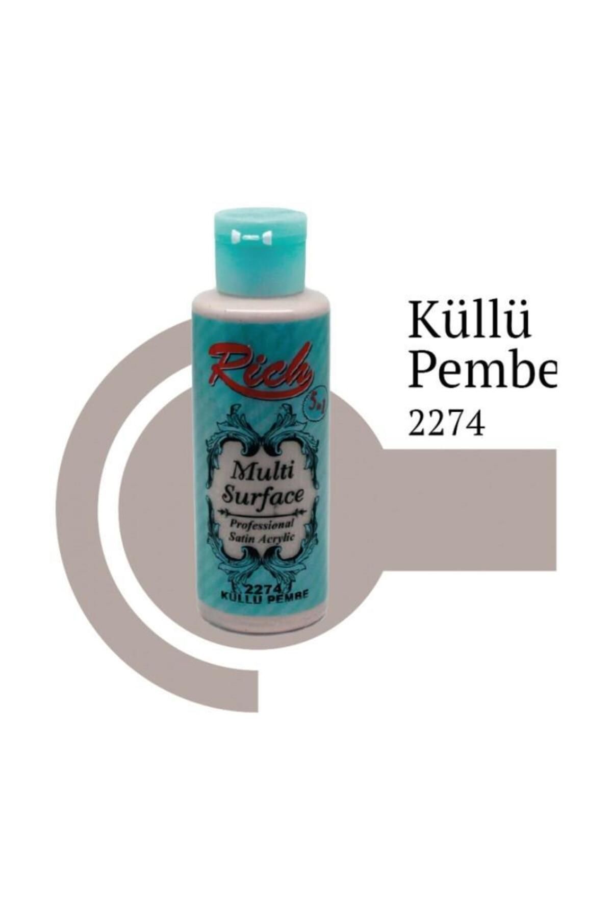 OEM Rich Multi Surface 2274 Küllü Pembe Akrilik Boya 120 cc