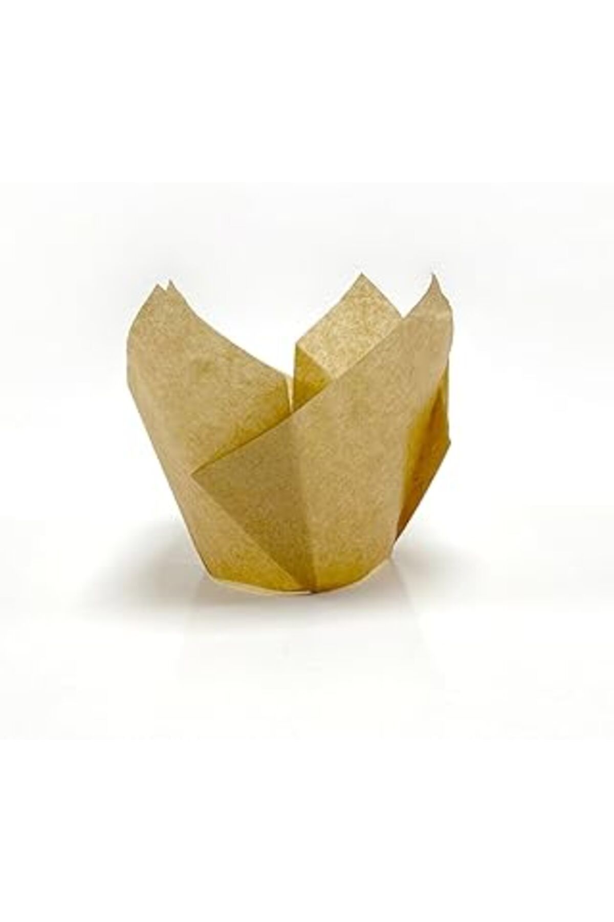 Mu Art Trend Hediye Sepeti 100'Lü Klasik Lale Kapsül Kraft Muffin Kek Kalıbı, Tulip, Safari Konsept, Cupca