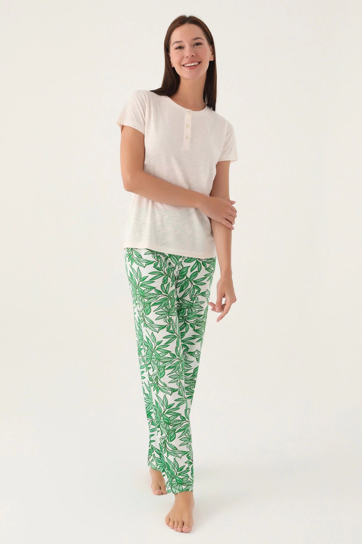 FTT SHOPPING MARKET Azze Pierre Cardin Pc8806-s Kısa Kol Pijama Takım
