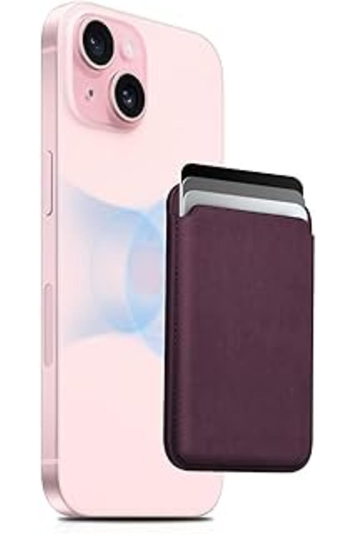 Mu Art Minesk Iphone Için Magsafe Ile Uyumlu Cüzdan Manyetik Kartlık Yenilenmiş V2 Güçlü Mıktanıs Ile Süpe