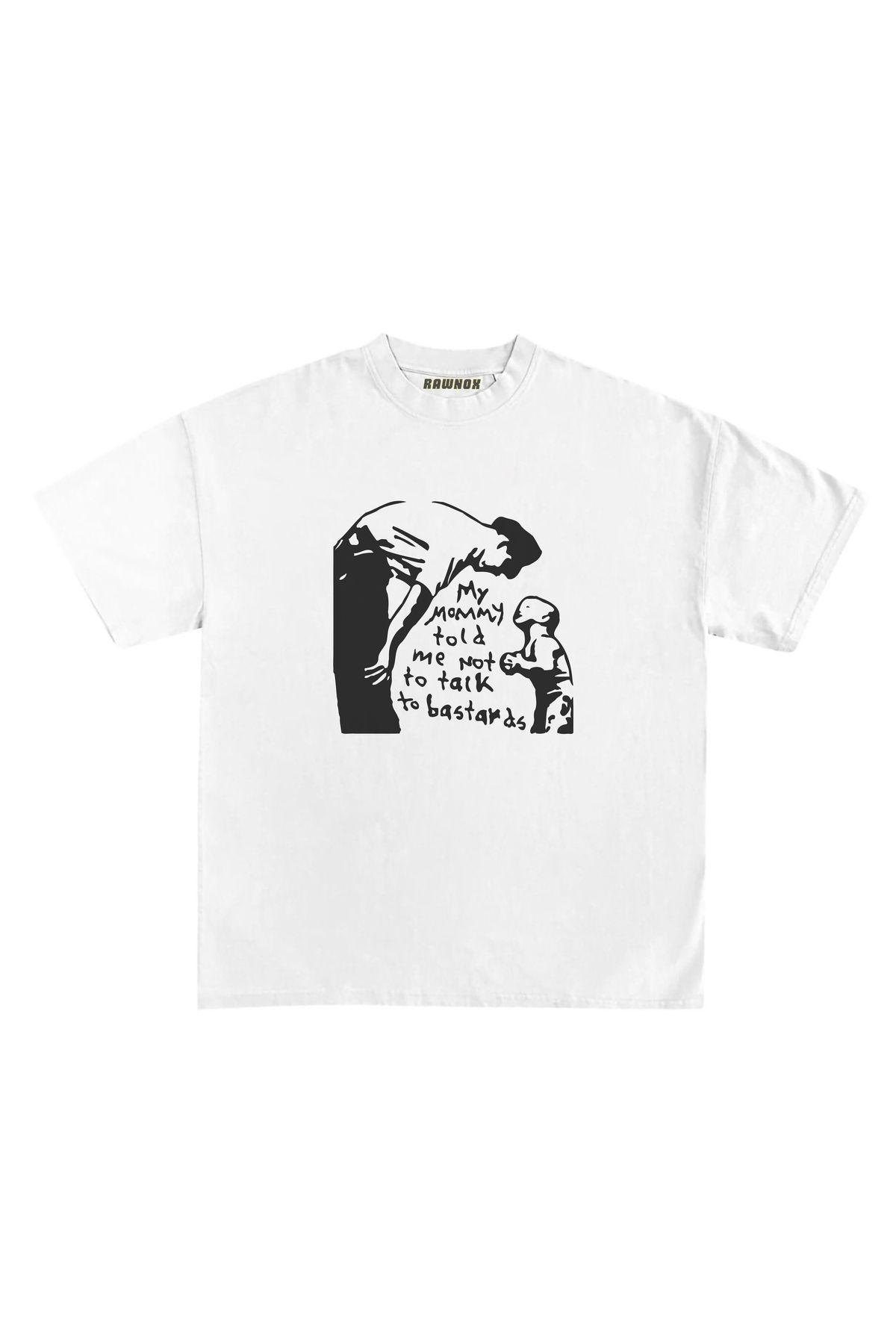 RawNox Unisex Bol Kalıp RawNox Özel Koleksiyon Bast Tshirt