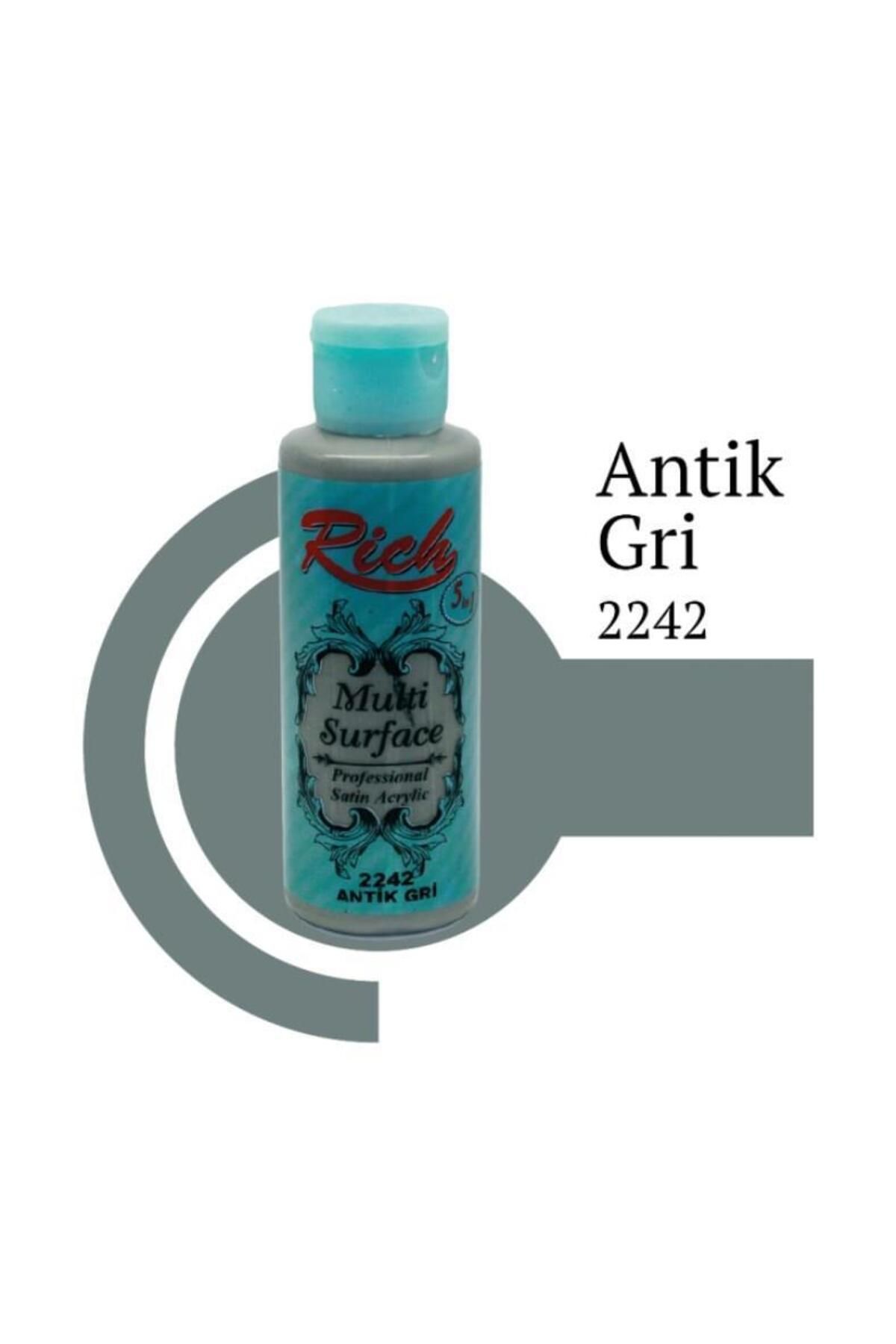 OEM Rich Multi Surface 2242 Antik Gri Akrilik Boya 120 cc