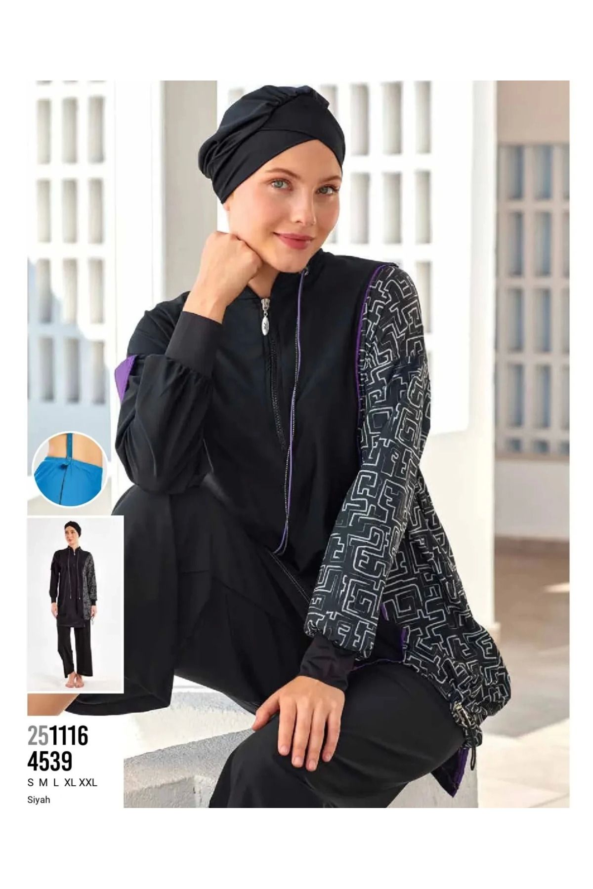 FTT SHOPPING MARKET Azze Adasea 4539 Johana Uzun Kollu Tesettür Mayo