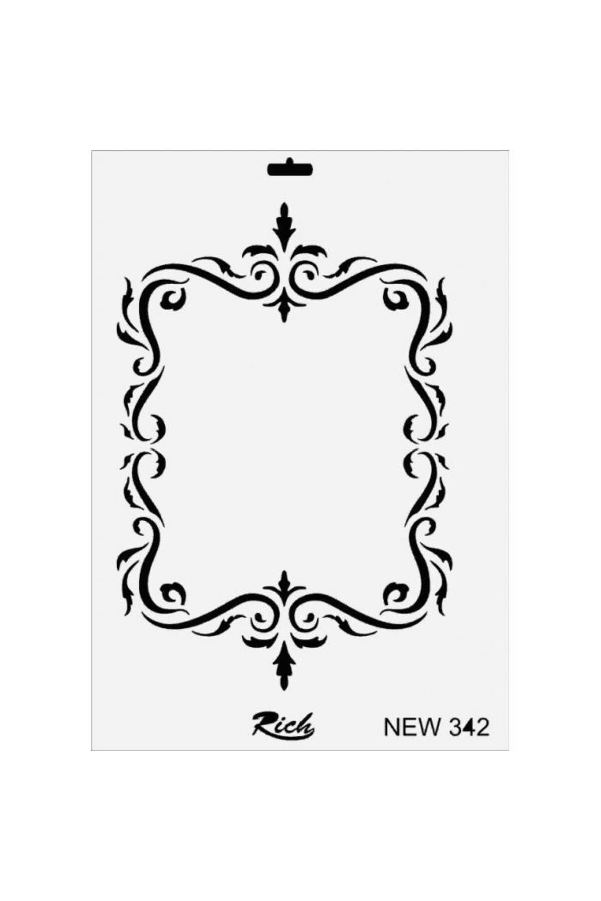 OEM Rich New Seri N-342 Stencil 35x25 cm