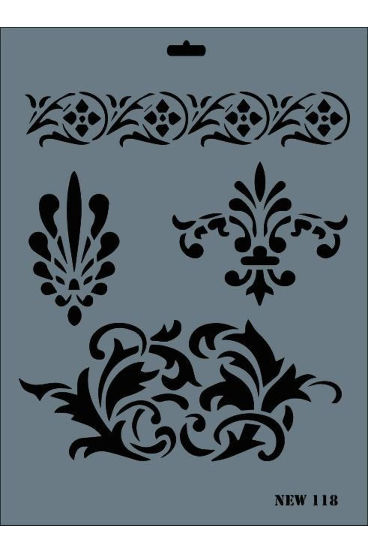 OEM Rich New Seri N-118 Stencil 35x25 cm