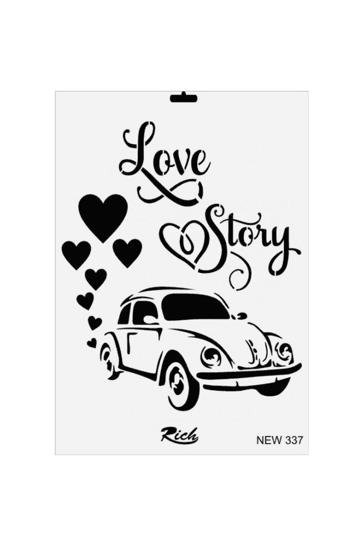 OEM Rich New Seri N-337 Stencil 35x25 cm