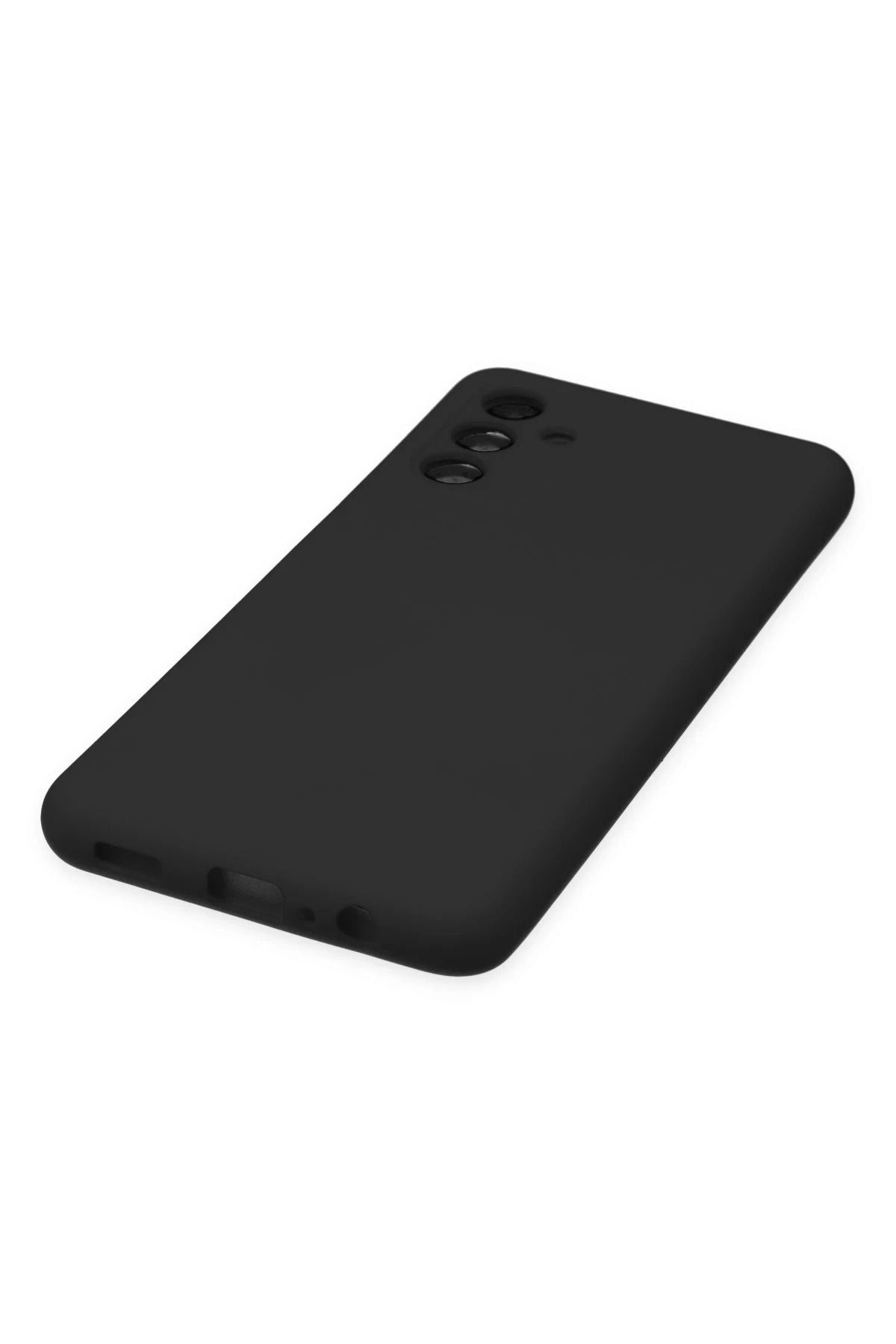 NewFace Galaxy A04S uyumlu Kılıf Nano içi Kadife Silikon - Siyah SVLRS