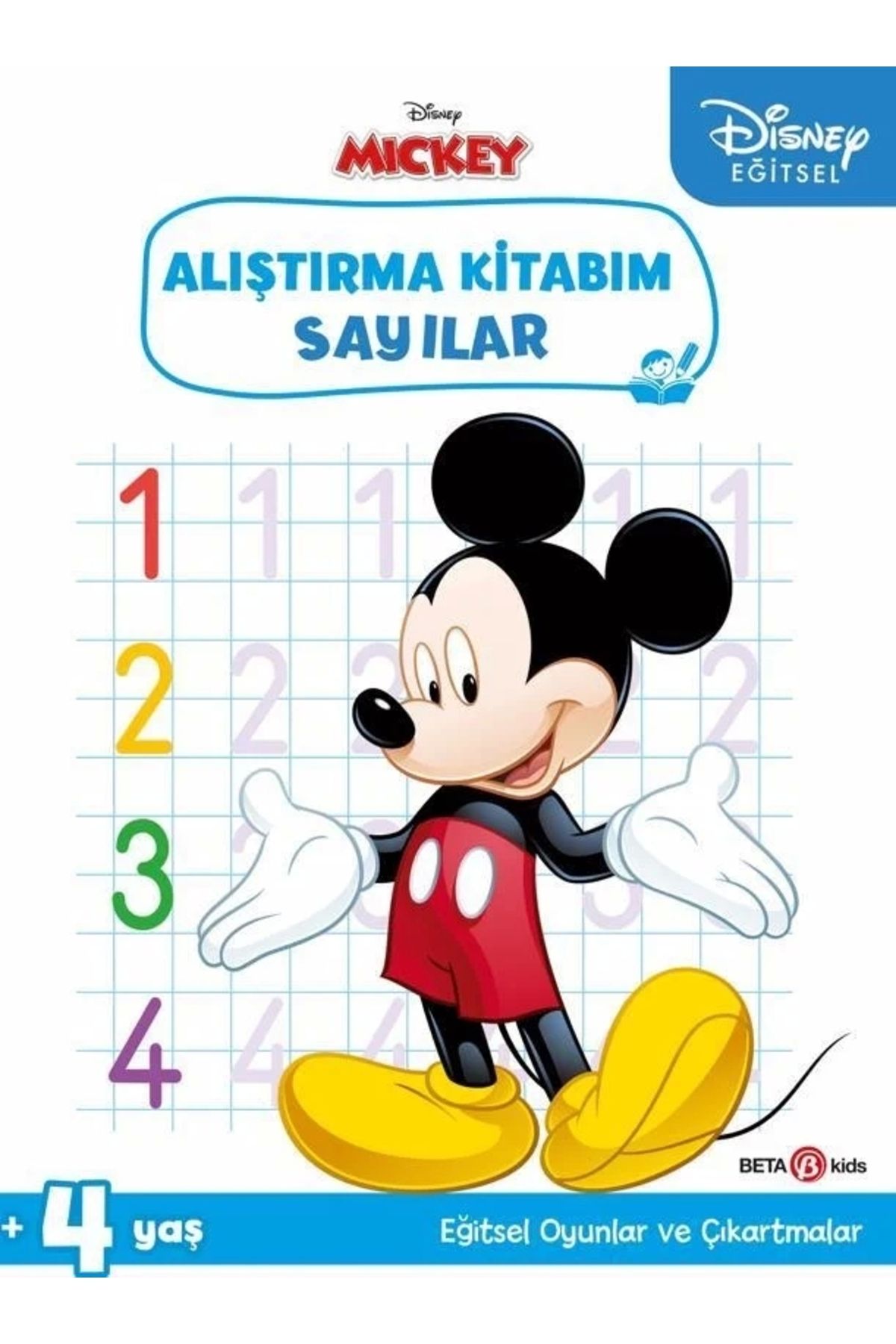 FTT SHOPPING MARKET NessiWorld Disney Eğitsel Çıkartmalı Mickey Alıştırma Kitabım