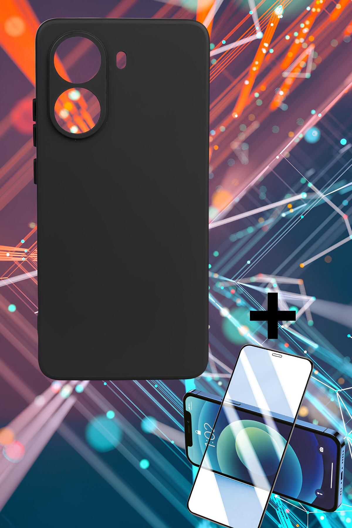Hatreds Xiaomi Poco X7 Pro Kılıf Esnek ve Soft Renkli Yumuşak Silikon Kapak + Ekran Koruyucu