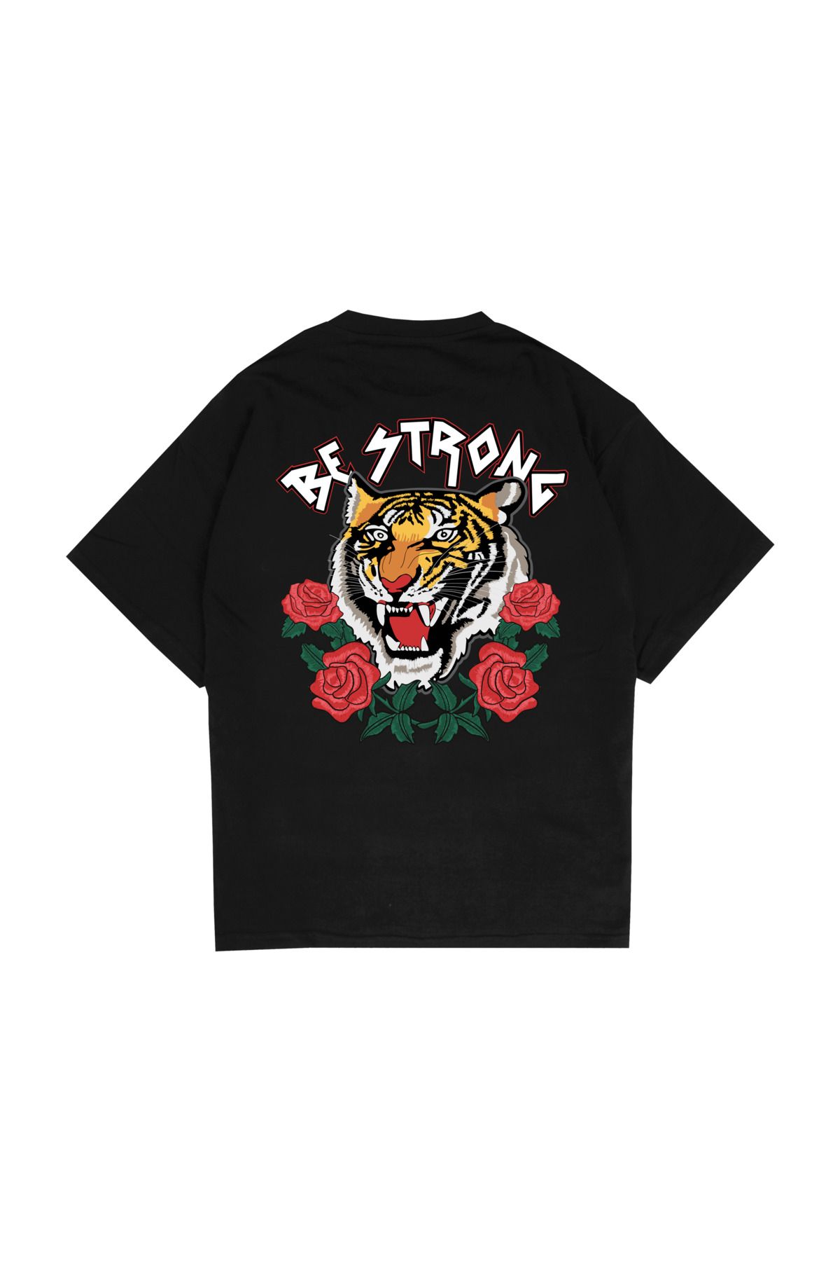 Street301 Unisex Be Strong Baskılı Oversize T-Shirt